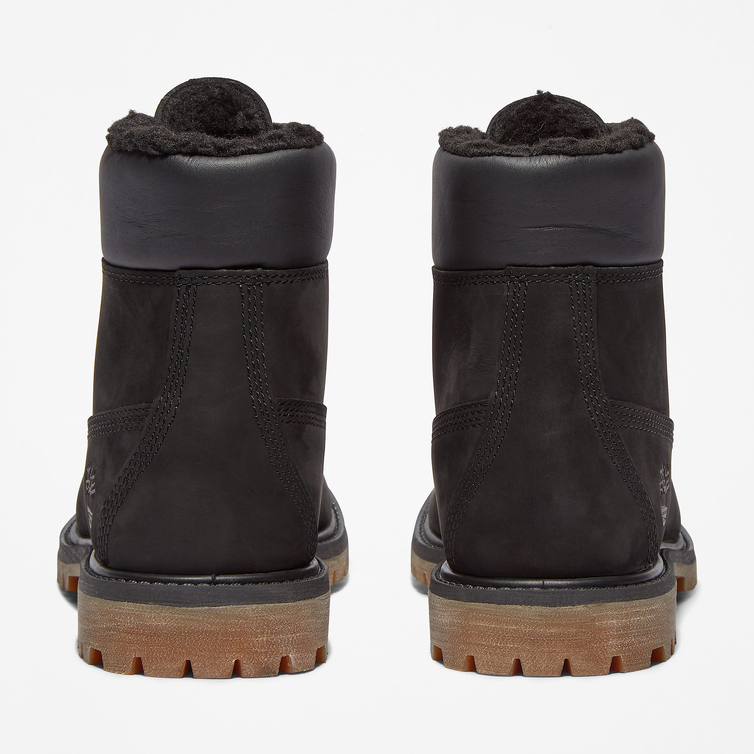 Womens Timberland Premium 6Inch Waterproof Warm Lined Boot TBL Black Nubuck ALT5