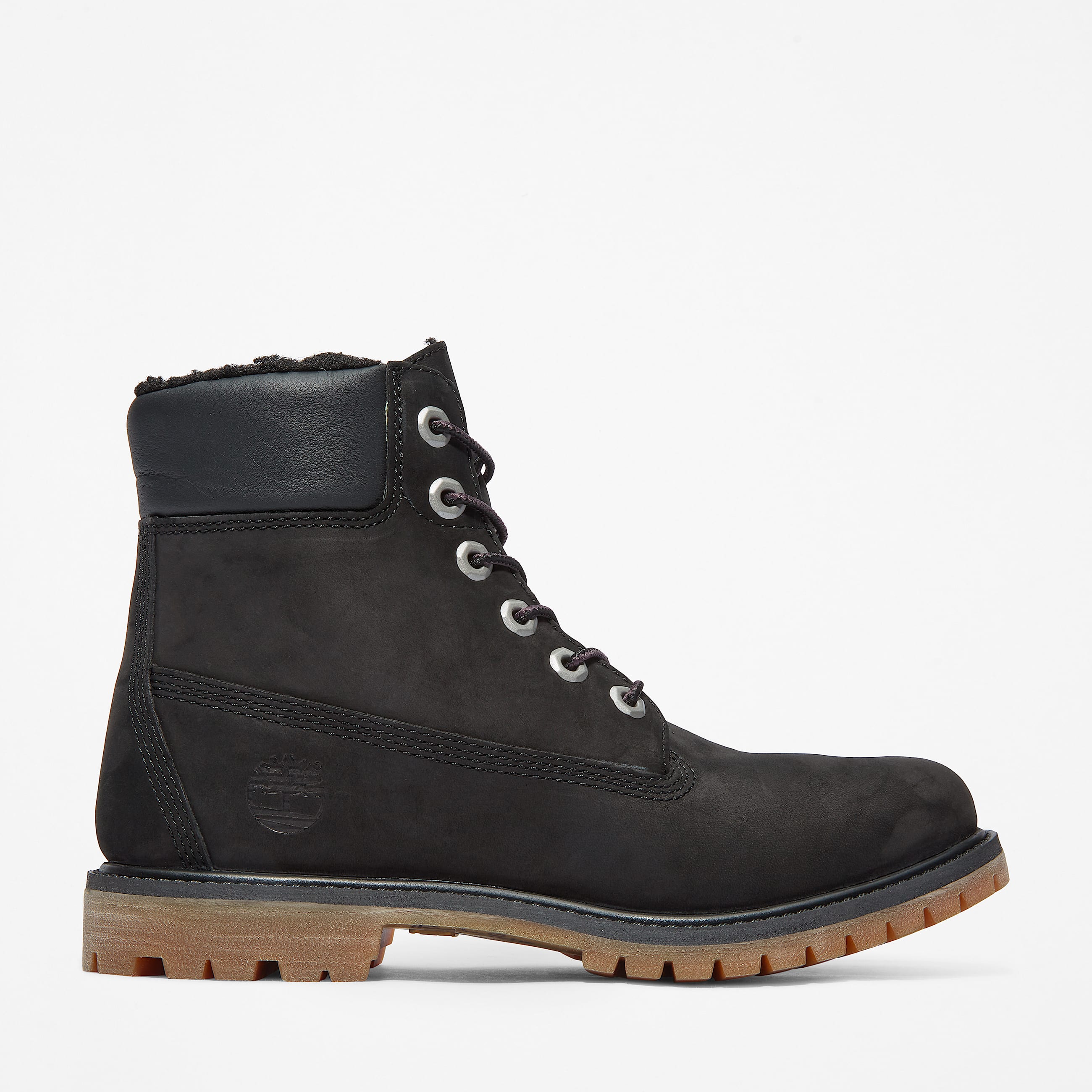 Womens 6Inch Premium FleeceLined Waterproof Boot TBL Black Nubuck HERO