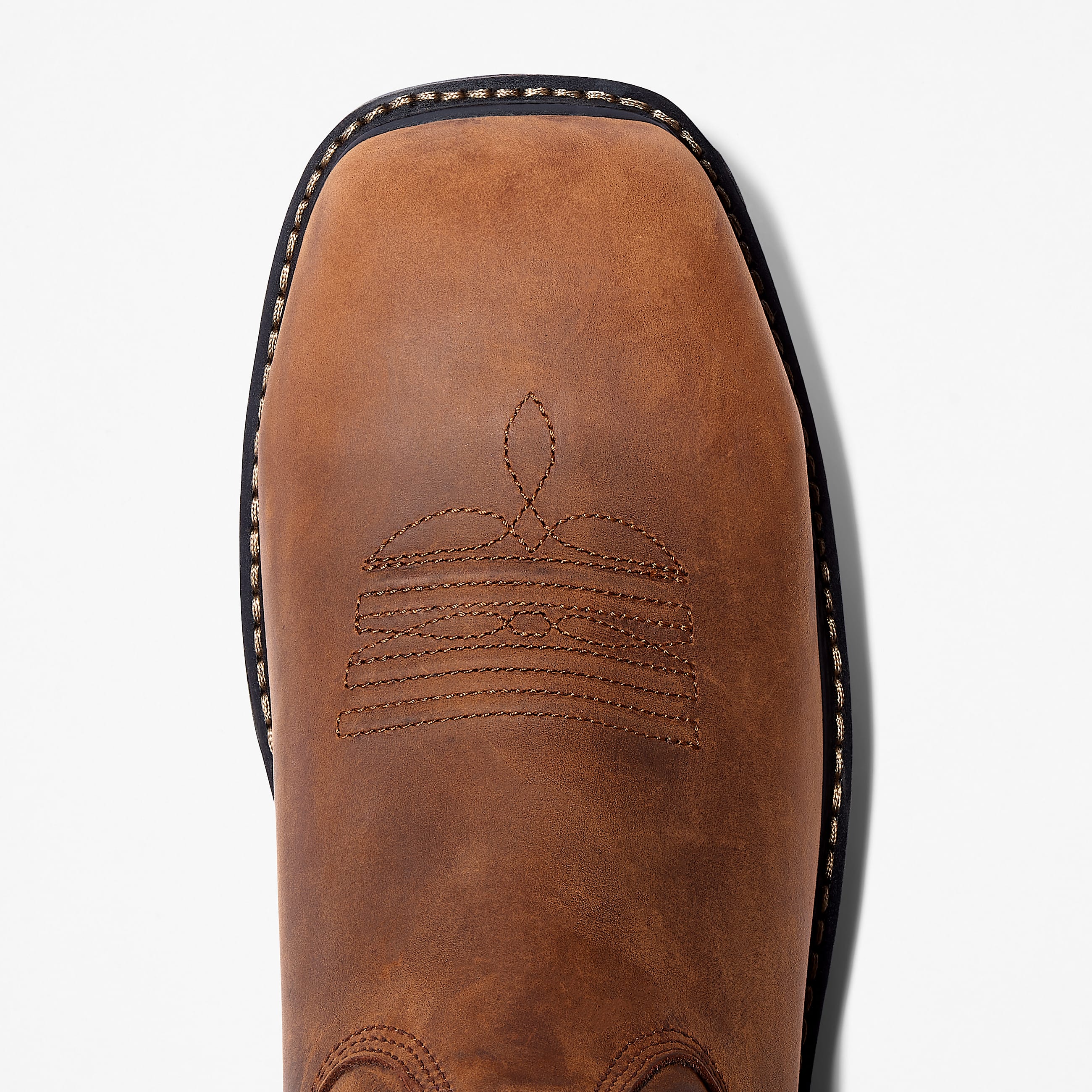 Mens True Grit Pull On Composite Toe Waterproof Work Boot TBL Earth Brown ALT2