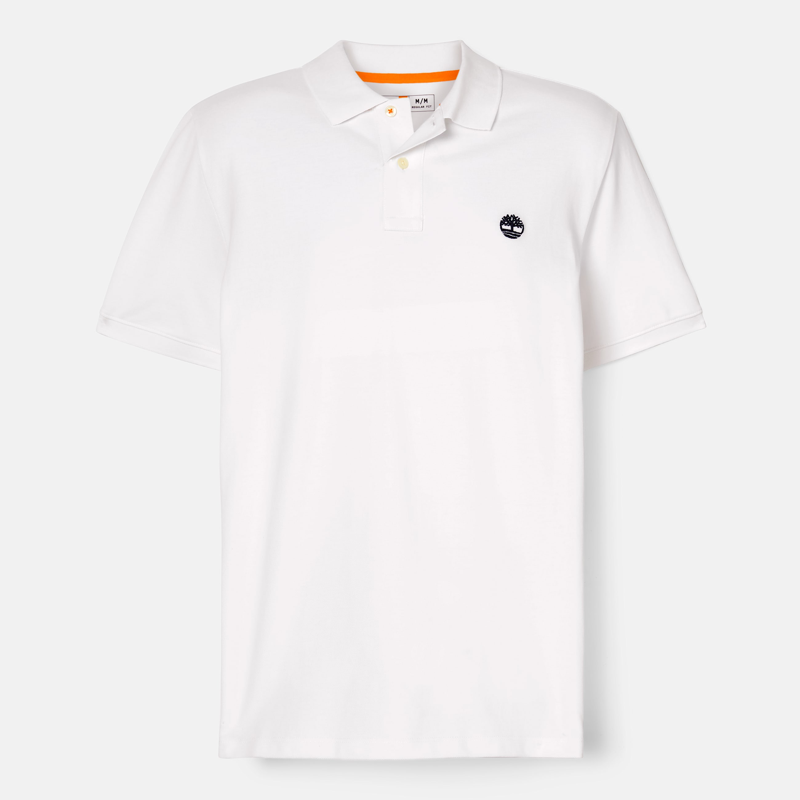 Mens Oyster River ShortSleeve Polo TBL White ALT10