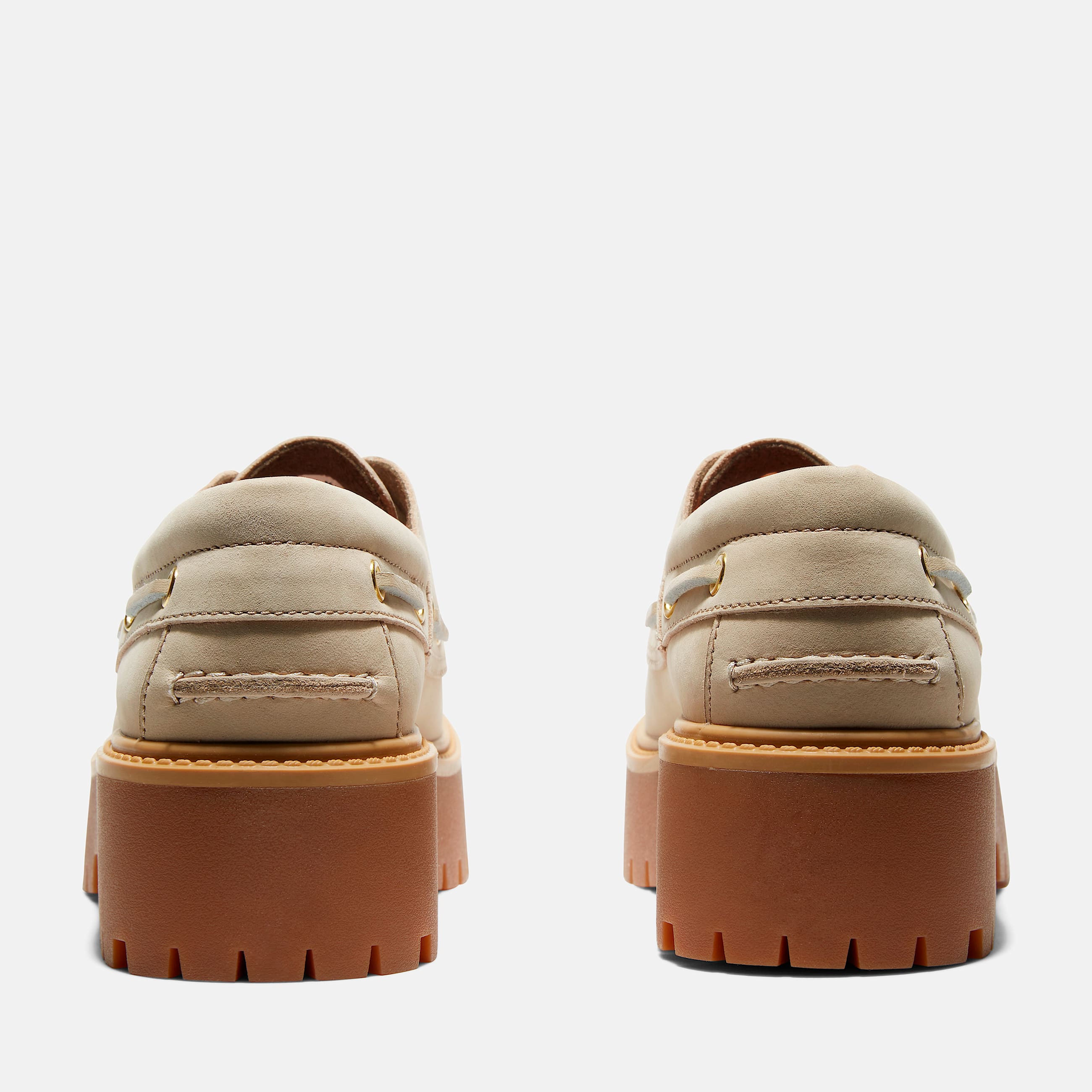 Womens Stone Street Platform Boat Shoe TBL Taupe ALT5