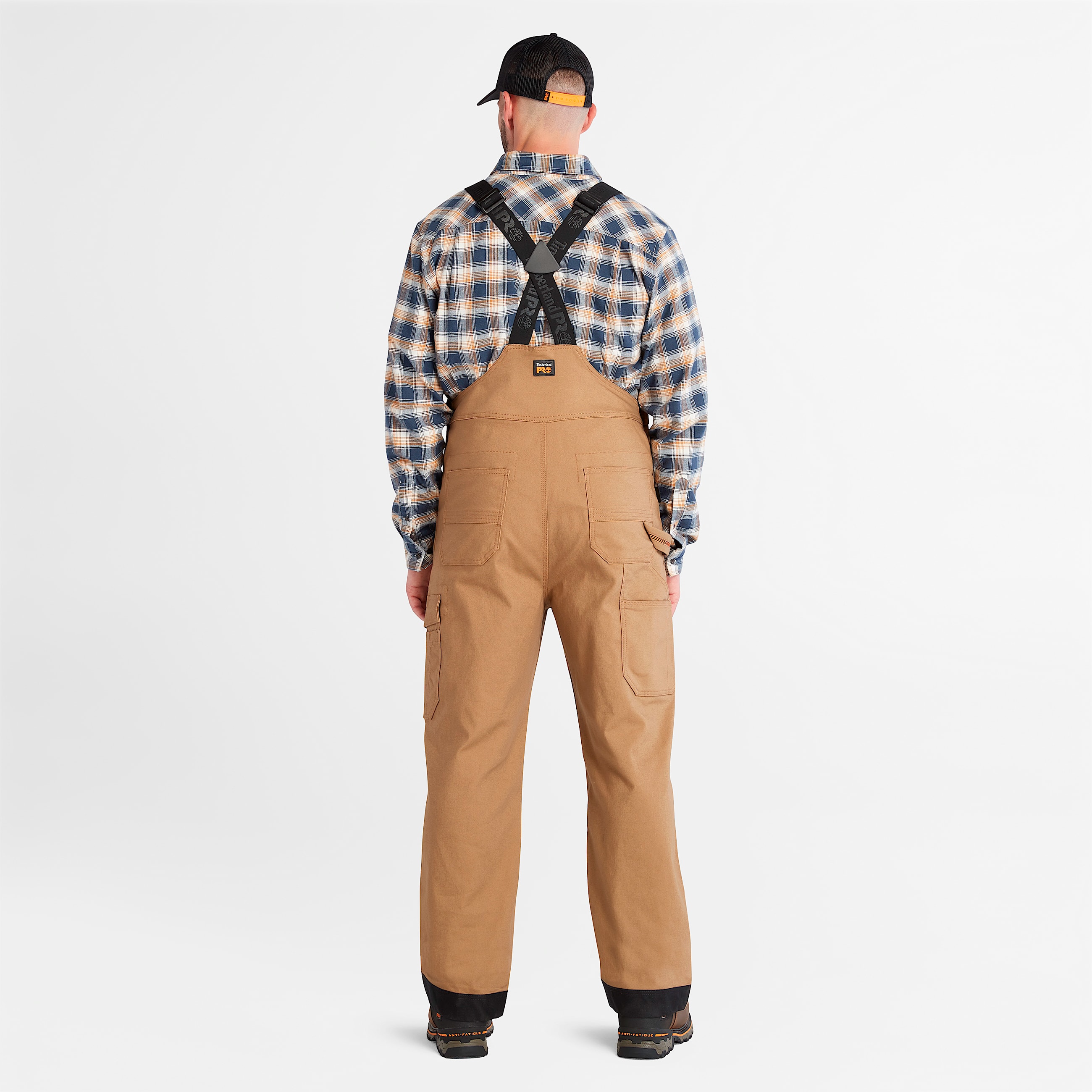 Mens Timberland PRO Ironhide Flex Bib Overall TBL Dark Wheat ALT9