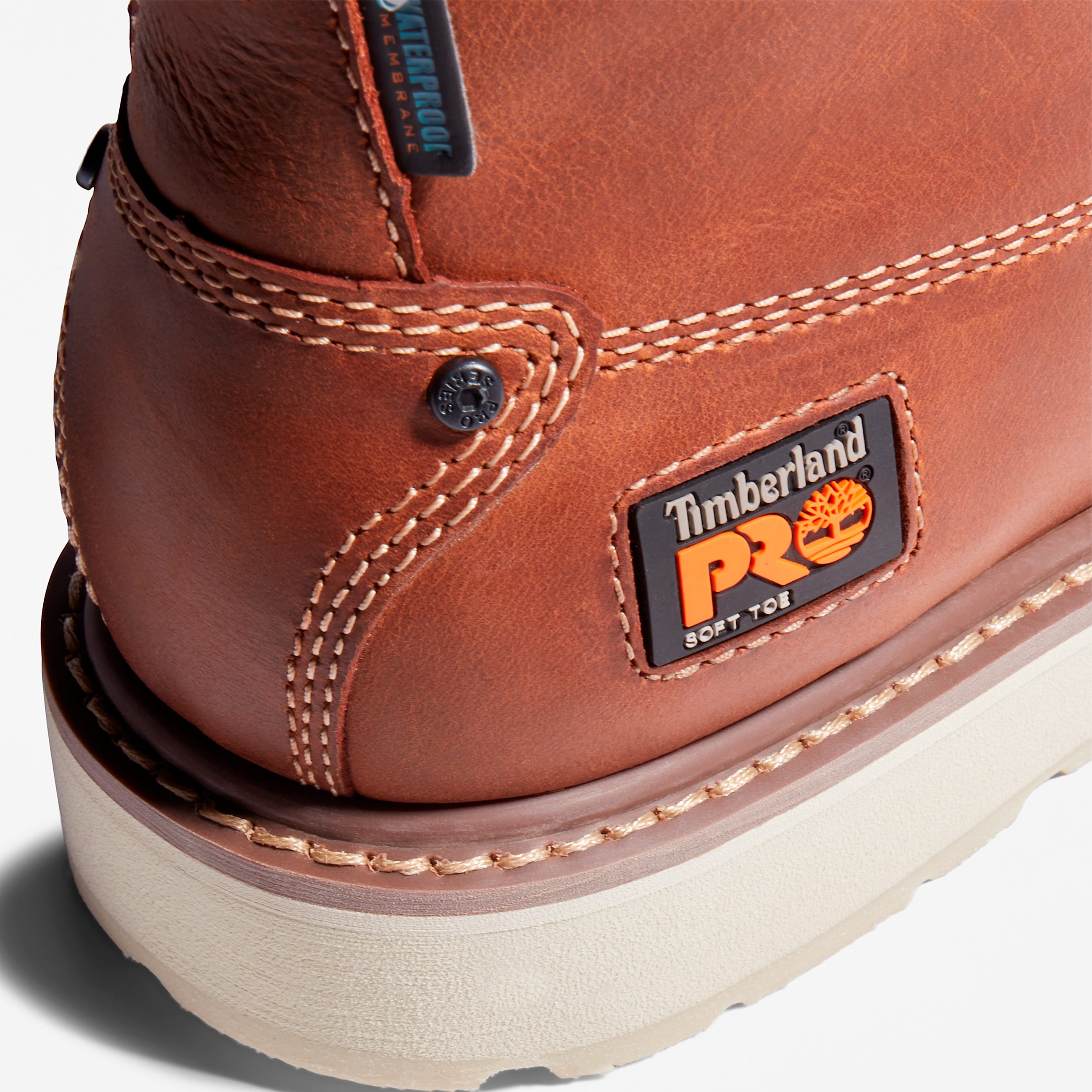 Mens Gridworks 6 Waterproof Work Boot TBL Brown FullGrain Leather ALT6