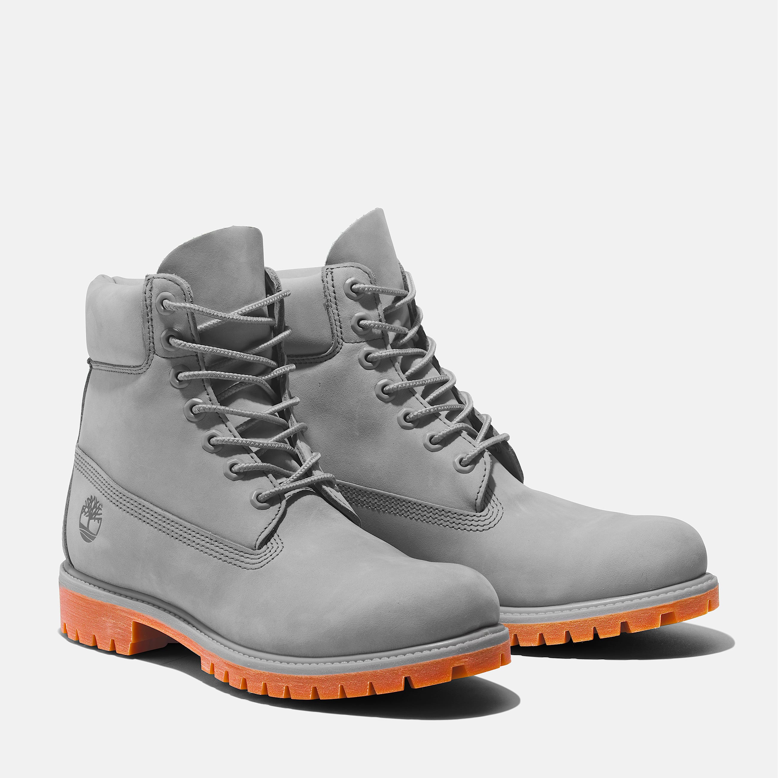 Botte impermable Timberland 50th Anniversary Edition 6Inch pour hommes TBL Nubuck gris ple ALT4