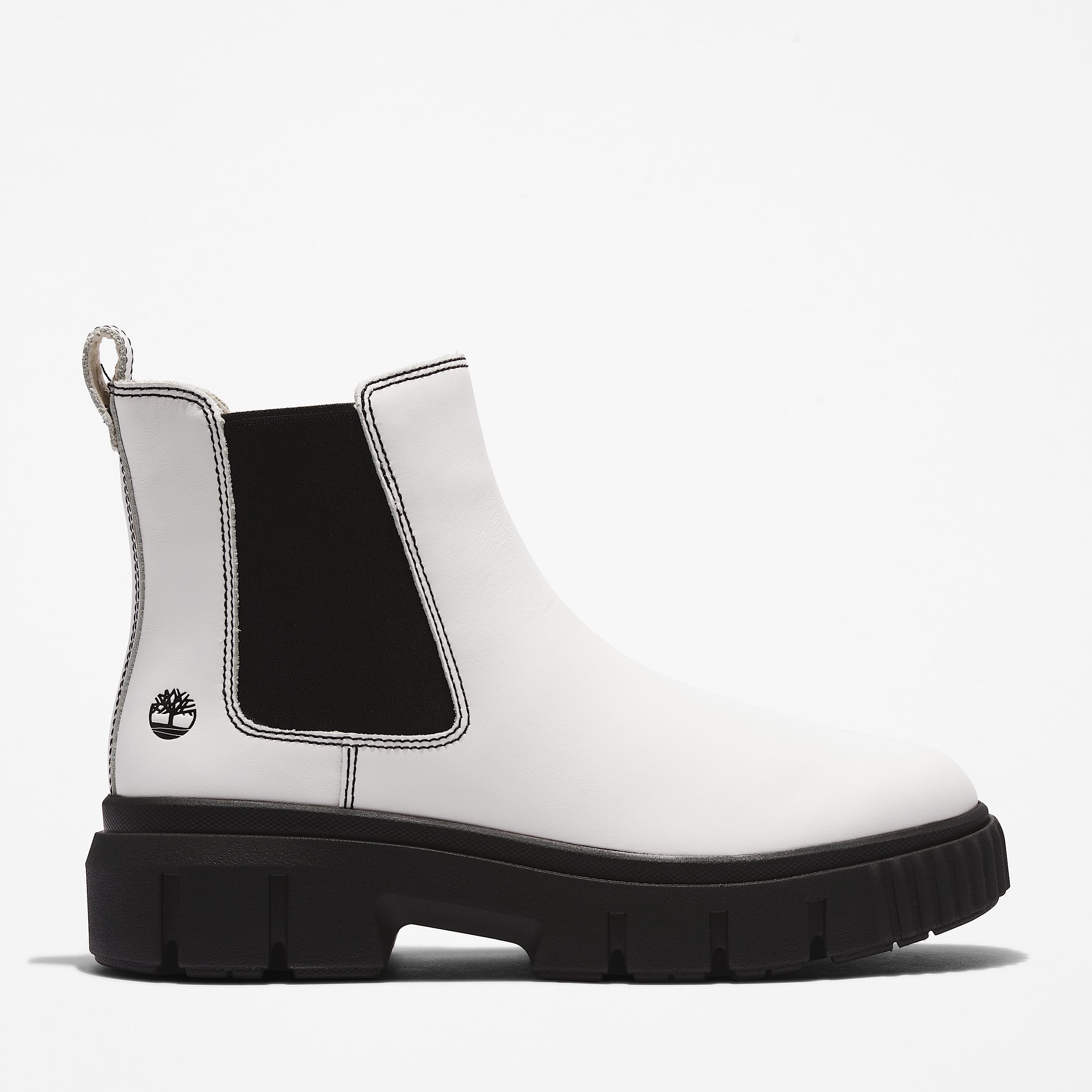 Womens Greyfield Chelsea Boot TBL White FullGrain HERO