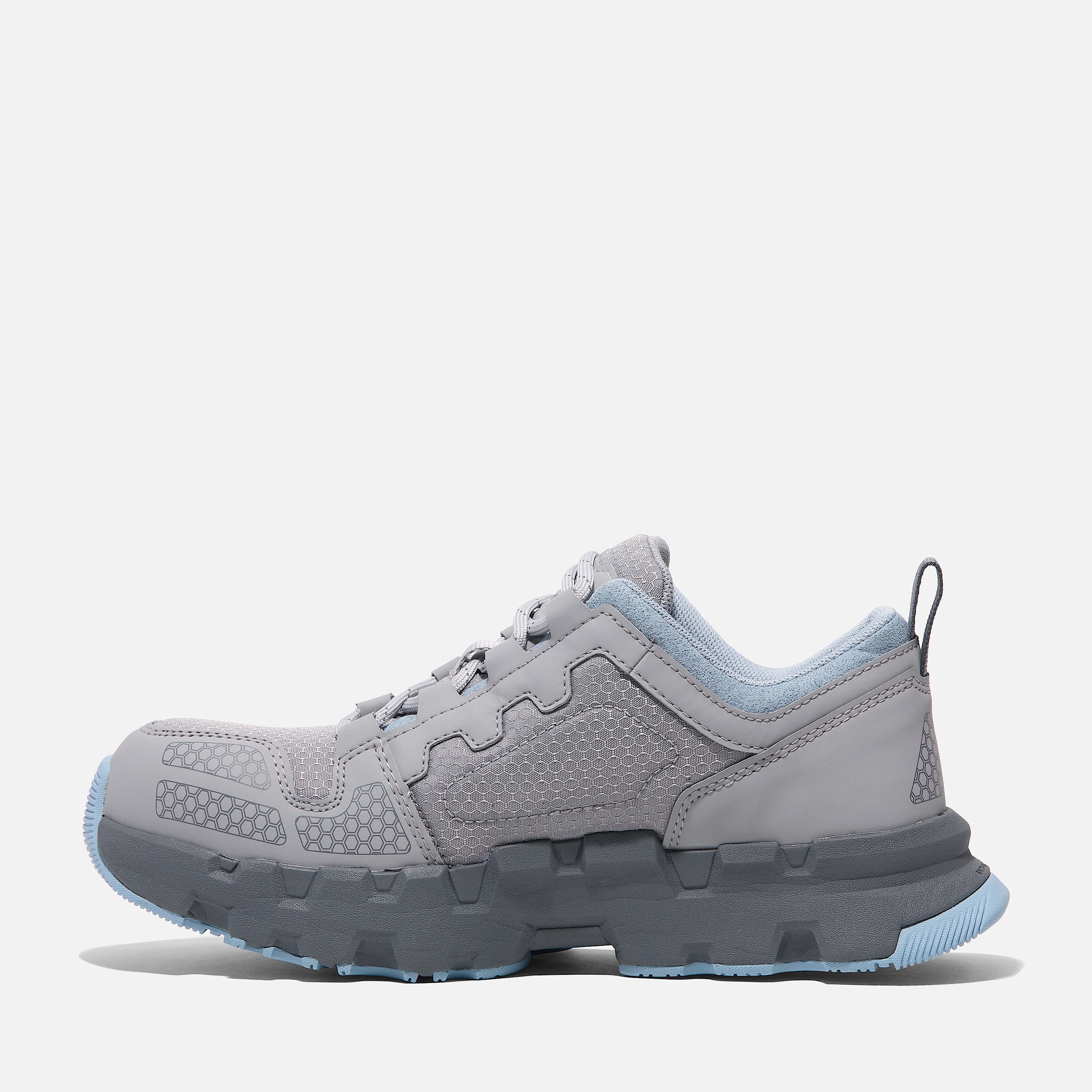 Womens Timberland PRO Powertrain EV Composite Toe Work Sneaker TBL GreyBlue ALT6