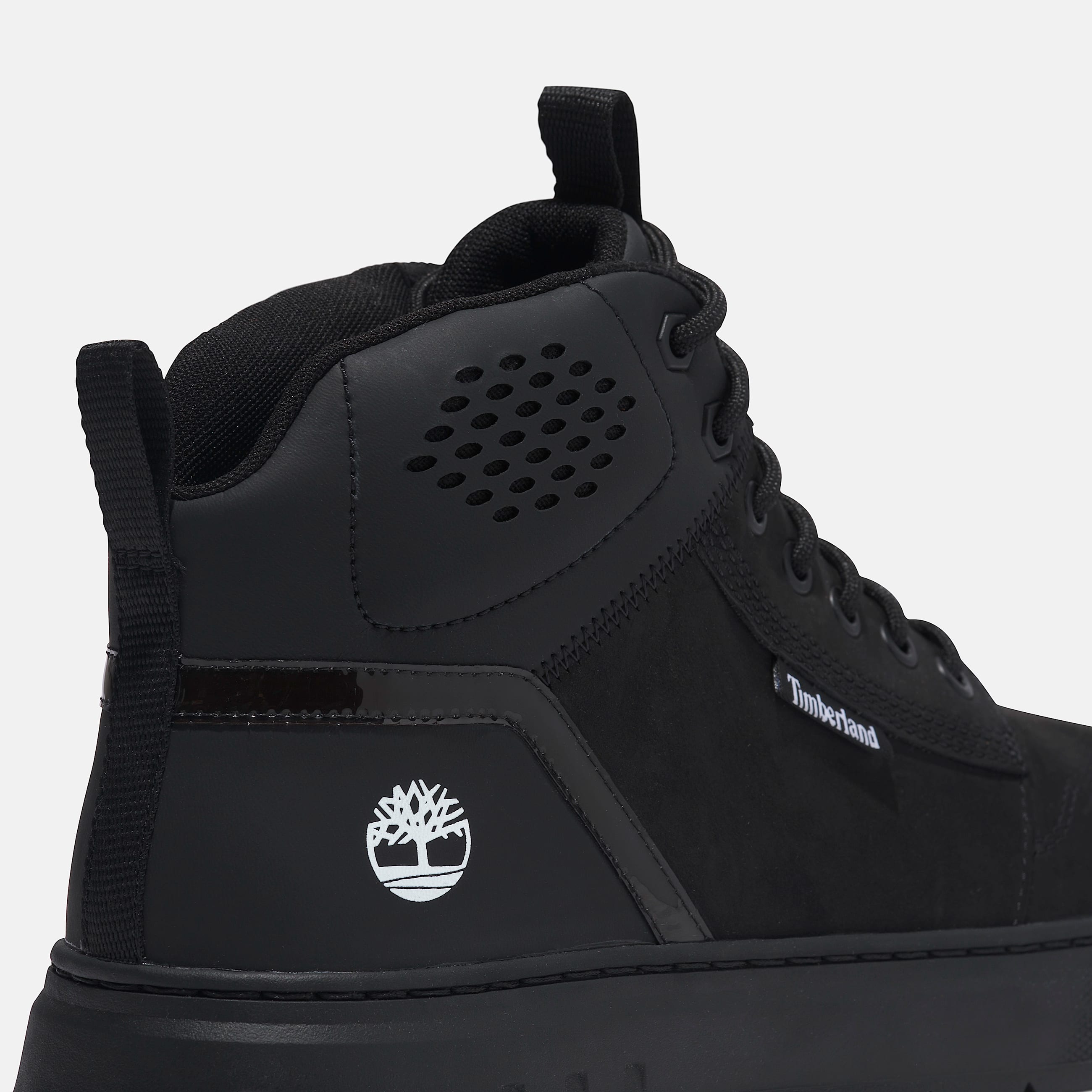 Mens Maple Grove Sport Mid Hiking Boot TBL Black Nubuck ALT7