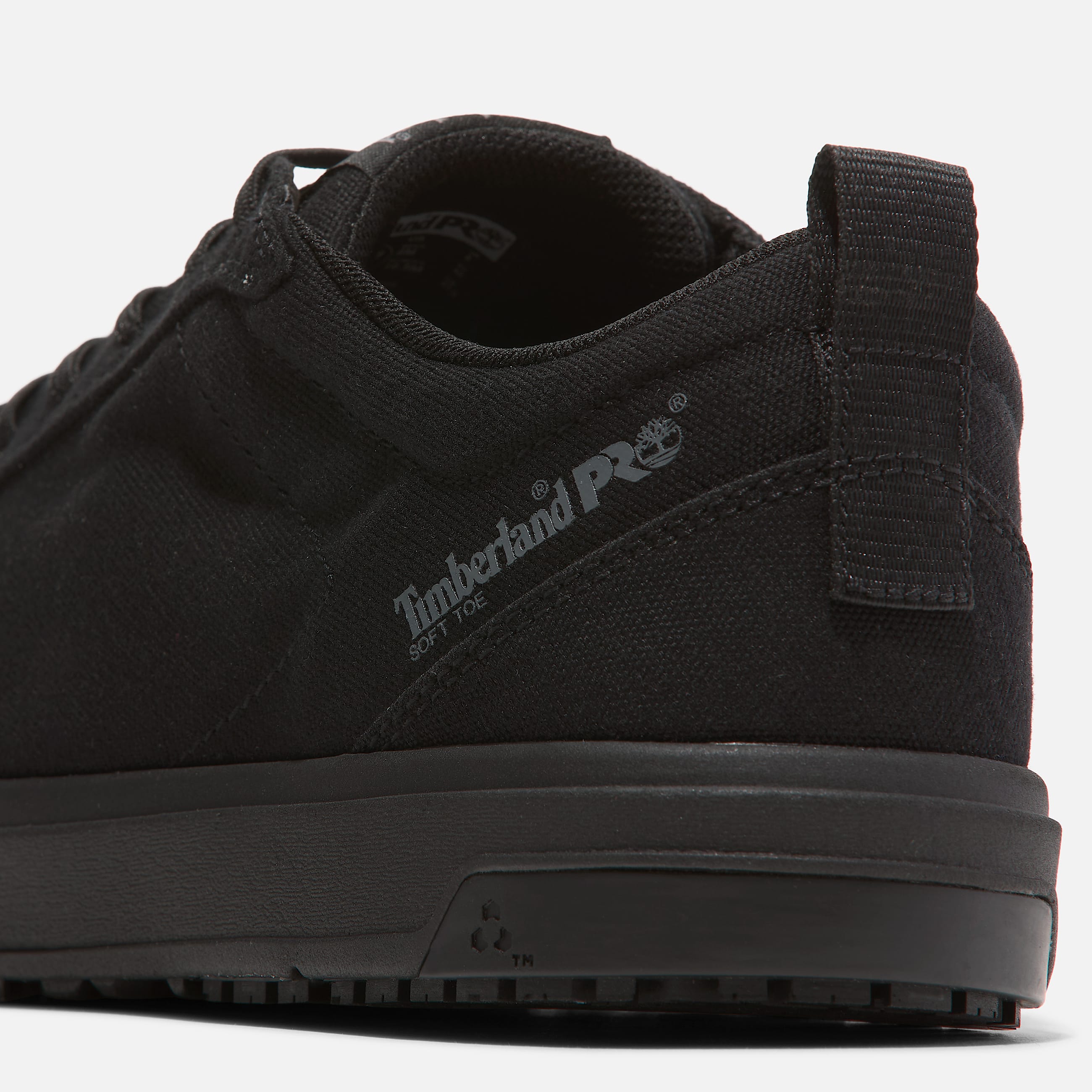 Burbank Soft Toe Work Shoe TBL Black ALT7