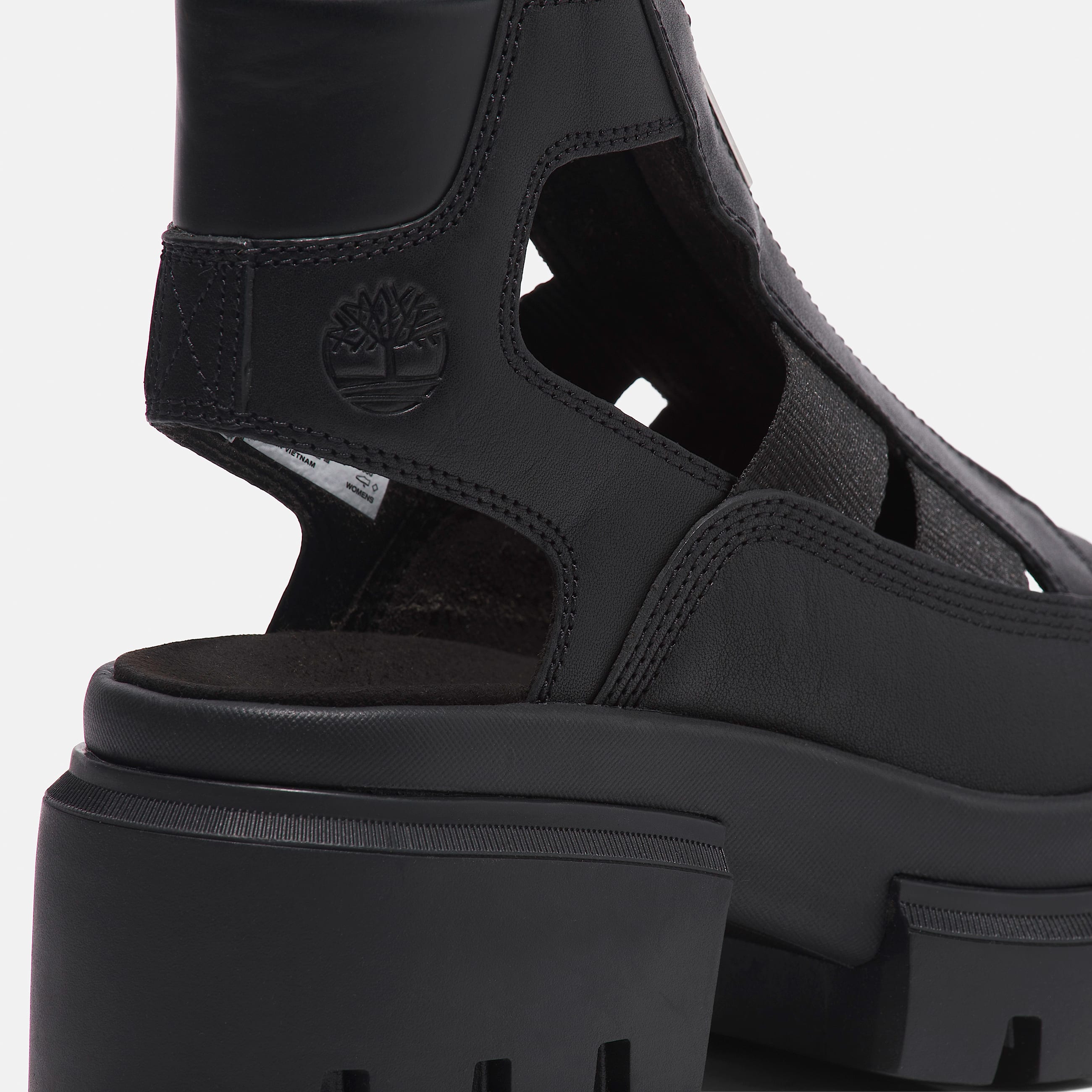 Womens Everleigh Gladiator Sandal TBL Black FullGrain ALT7