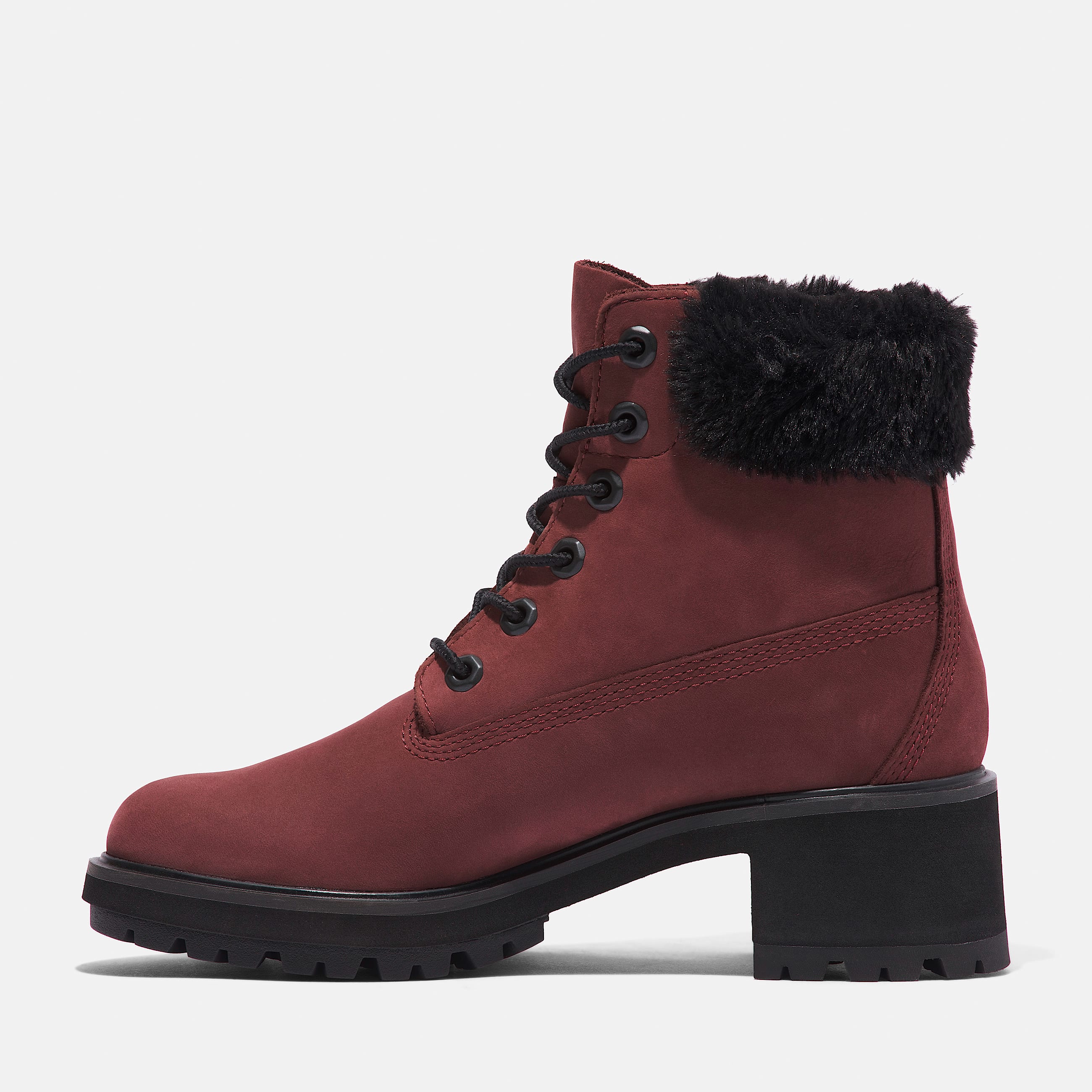 Womens Kinsley 6Inch Waterproof Boot TBL Burgundy Nubuck ALT6