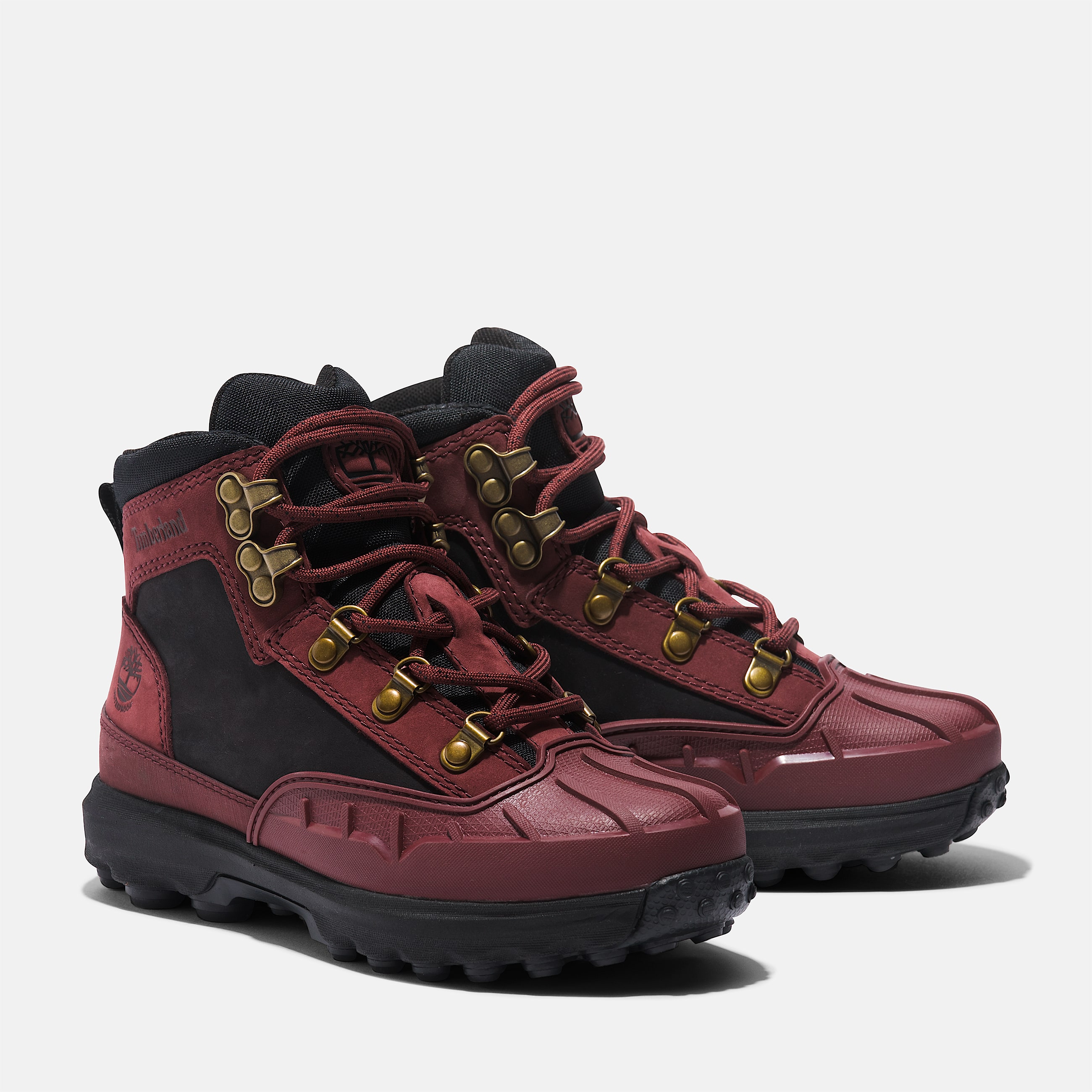 Junior Converge Waterproof Hiking Boot TBL Burgundy Nubuck ALT4