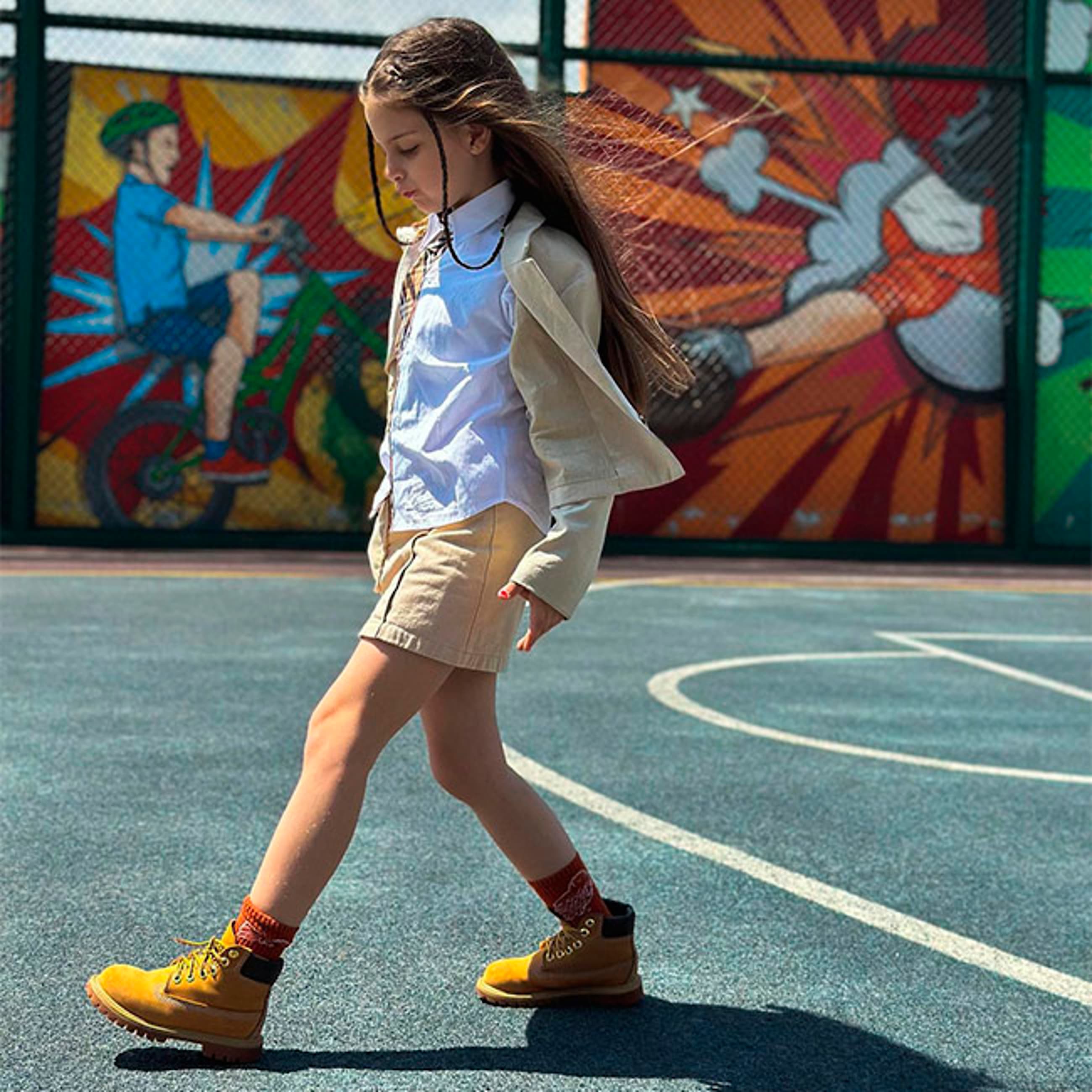 Junior Timberland Premium 6Inch Waterproof Boot TBL Wheat ALT11