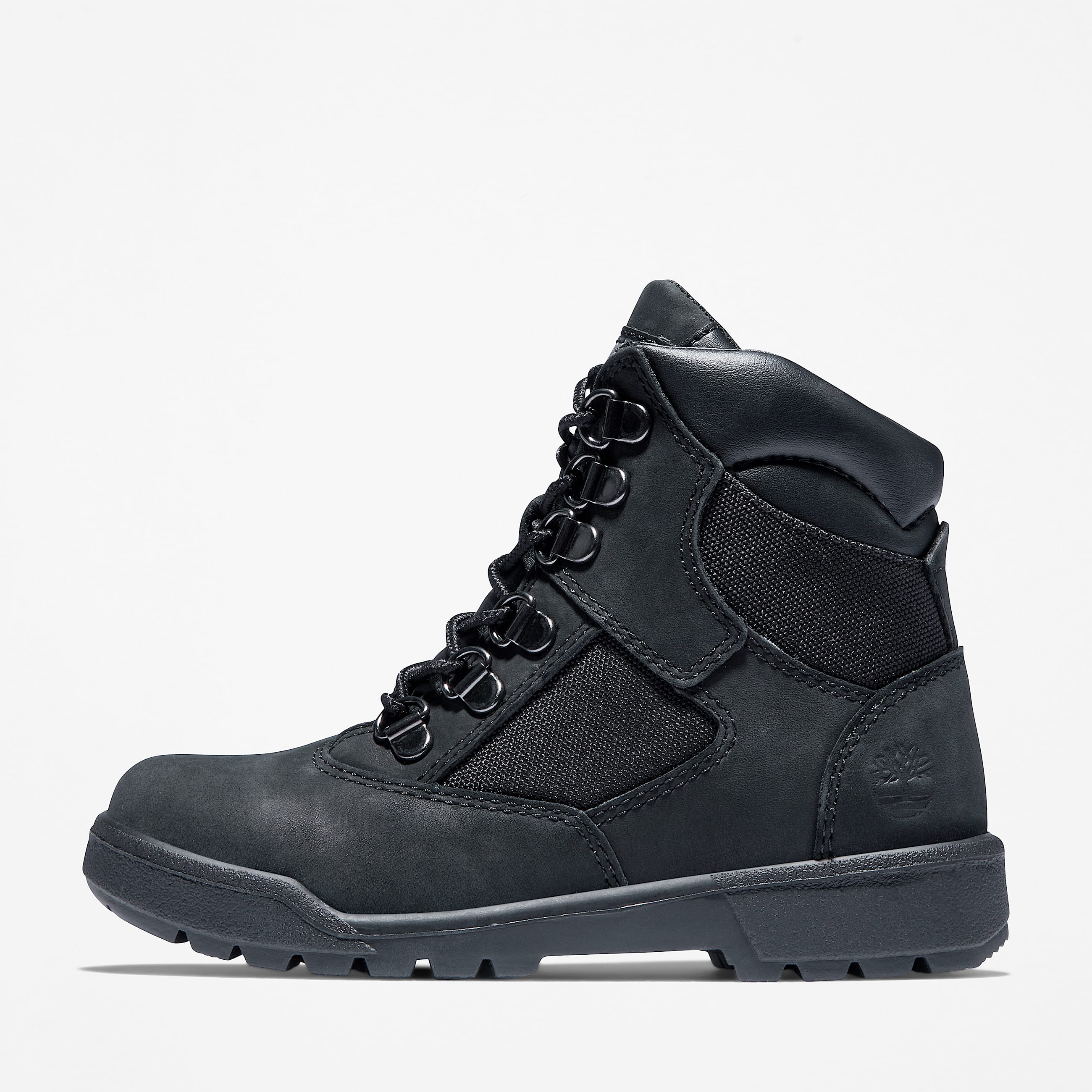 Junior 6-Inch Field Boots in Black Nubuck | Timberland US