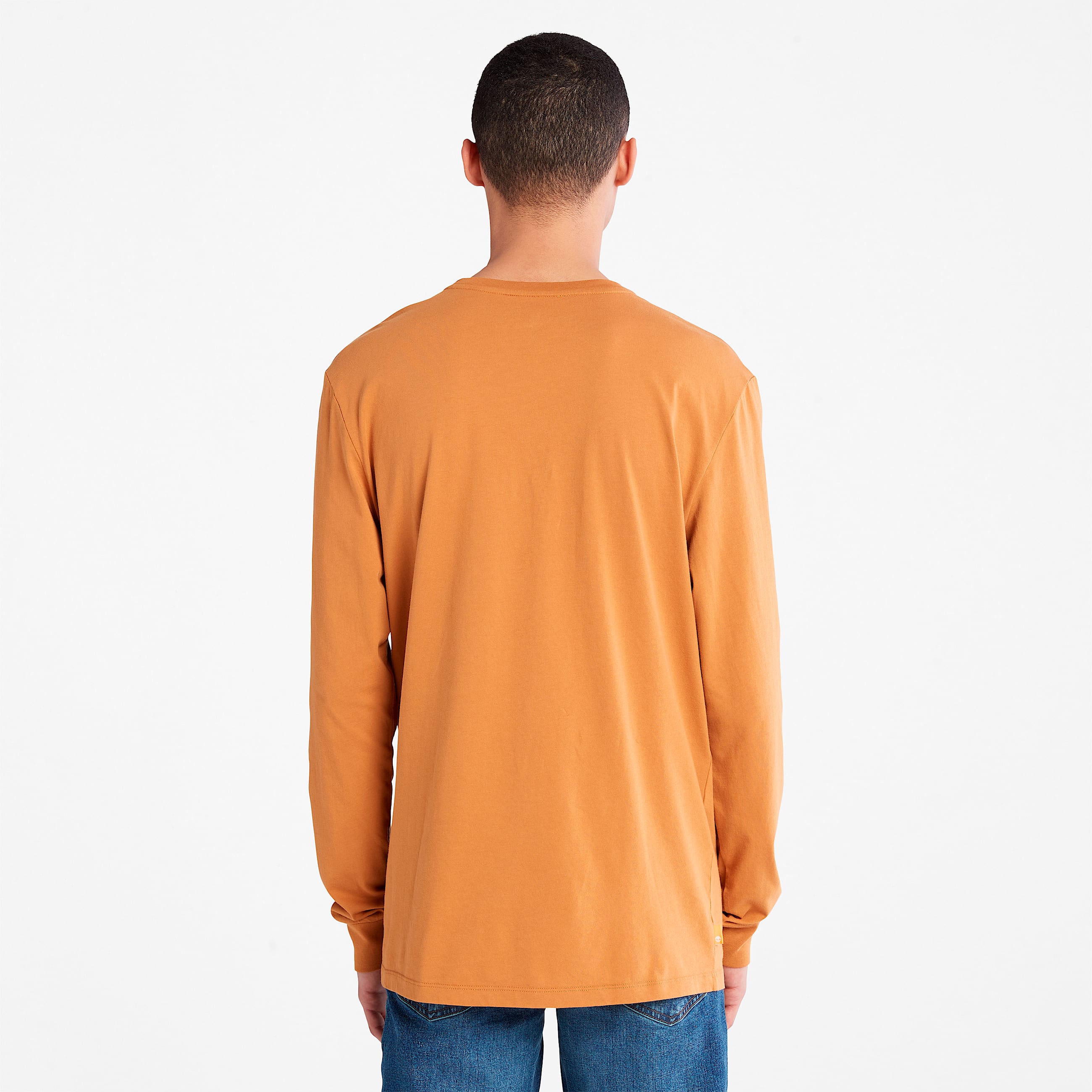 Mens Logo LongSleeve TShirt TBL WheatBlack ALT1
