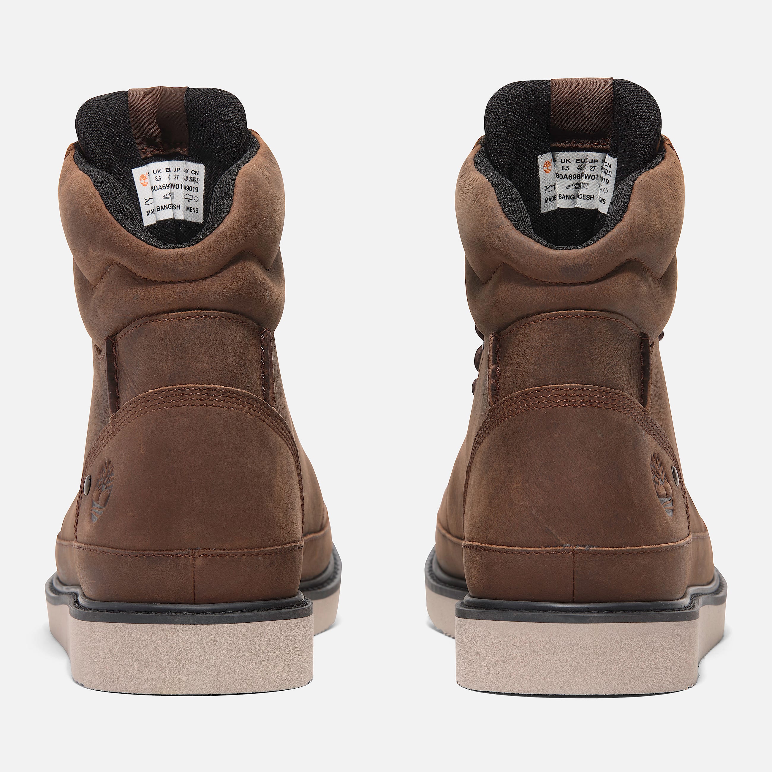 Botte lace Newmarket  tige mihaute pour hommes TBL Cuir pleine fleur brun fonc ALT5