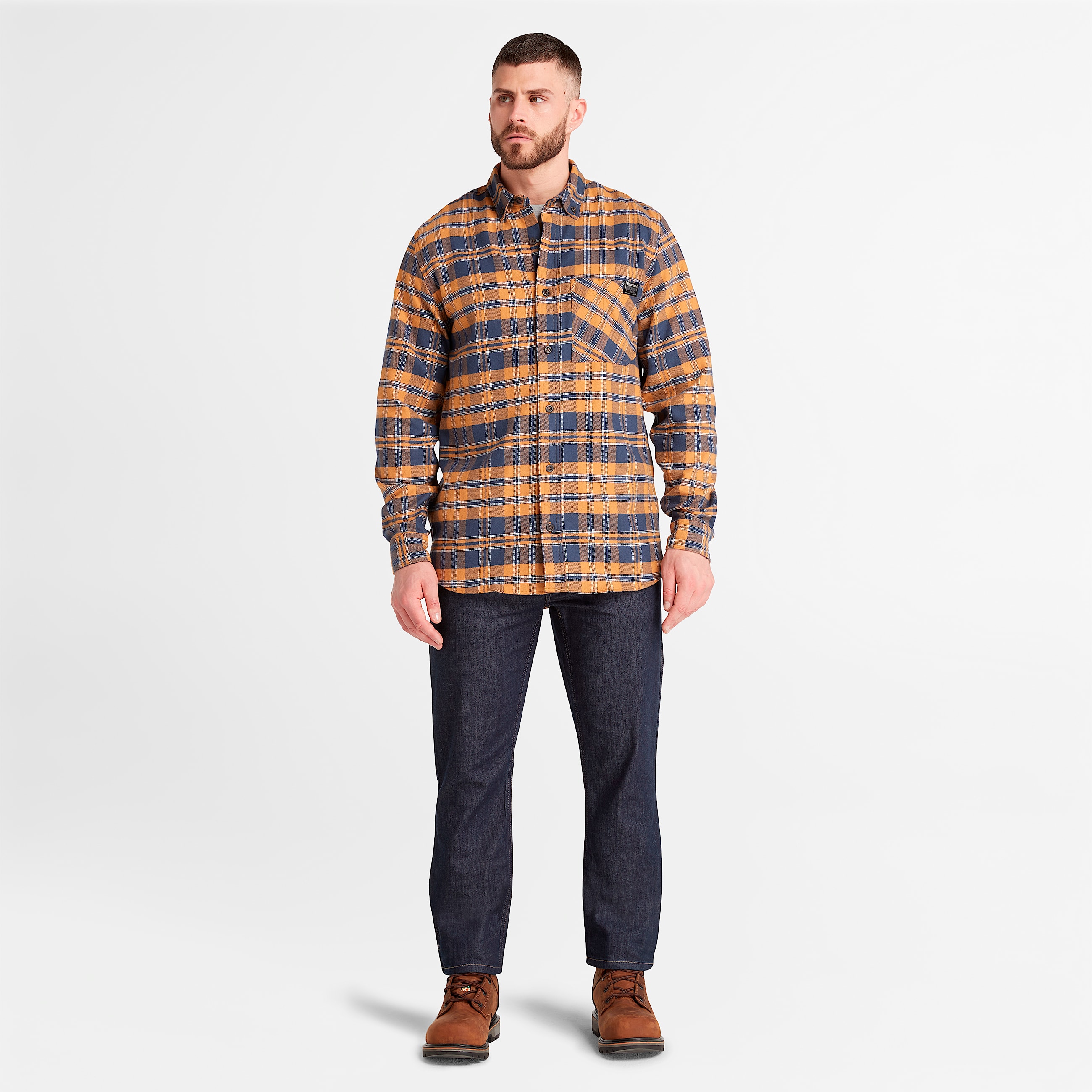 Mens Timberland PRO Ballast Pro AthleticFit Denim Jeans TBL Rinse Wash ALT1