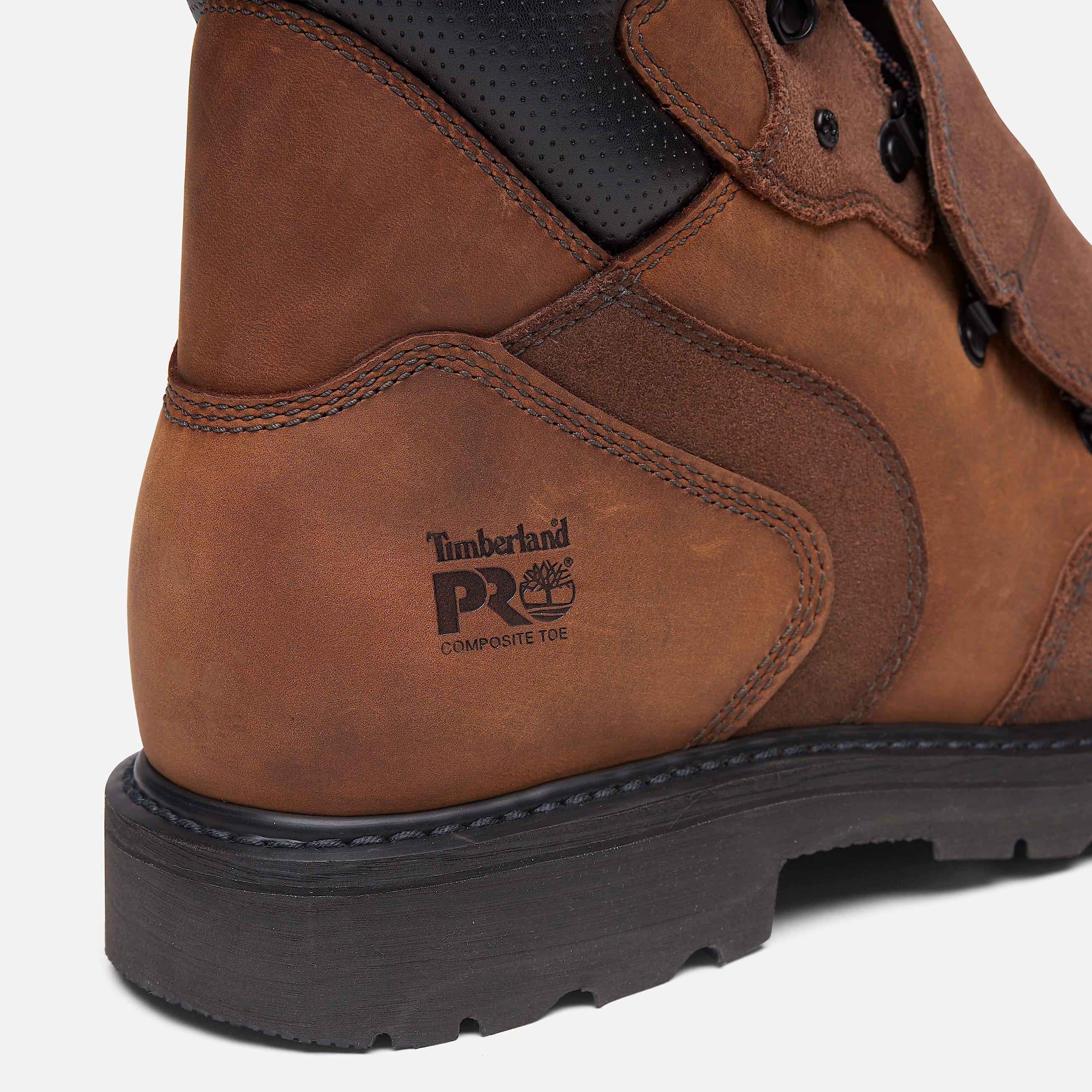 Botas Timberland PRO 6 Ambridge Composite Toe para hombre TBL Piel de grano entero Caf ALT7