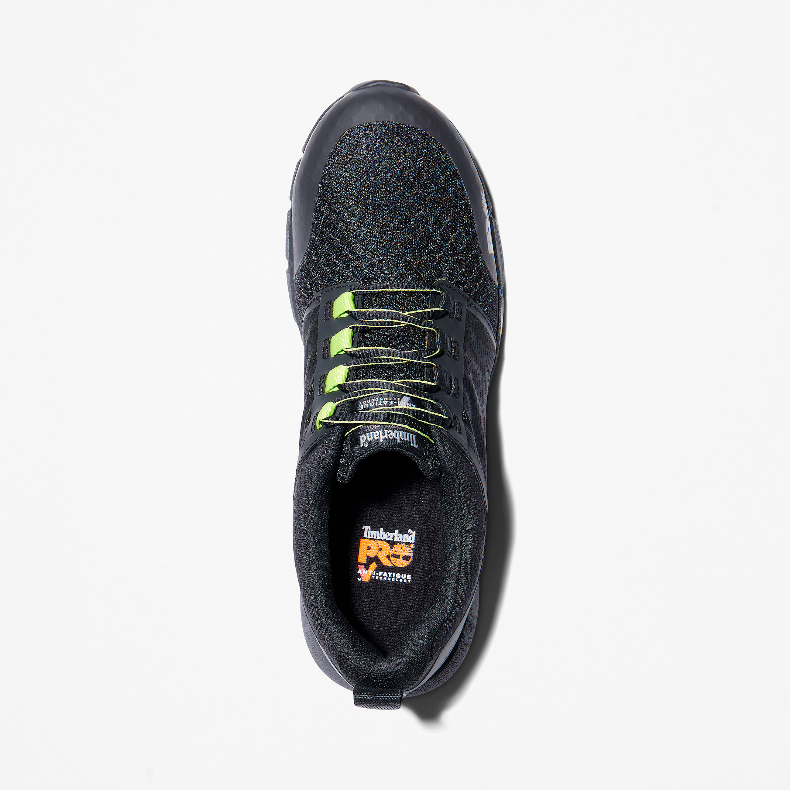 Mens Radius Composite Toe Work Sneaker TBL Black HiVis ALT2