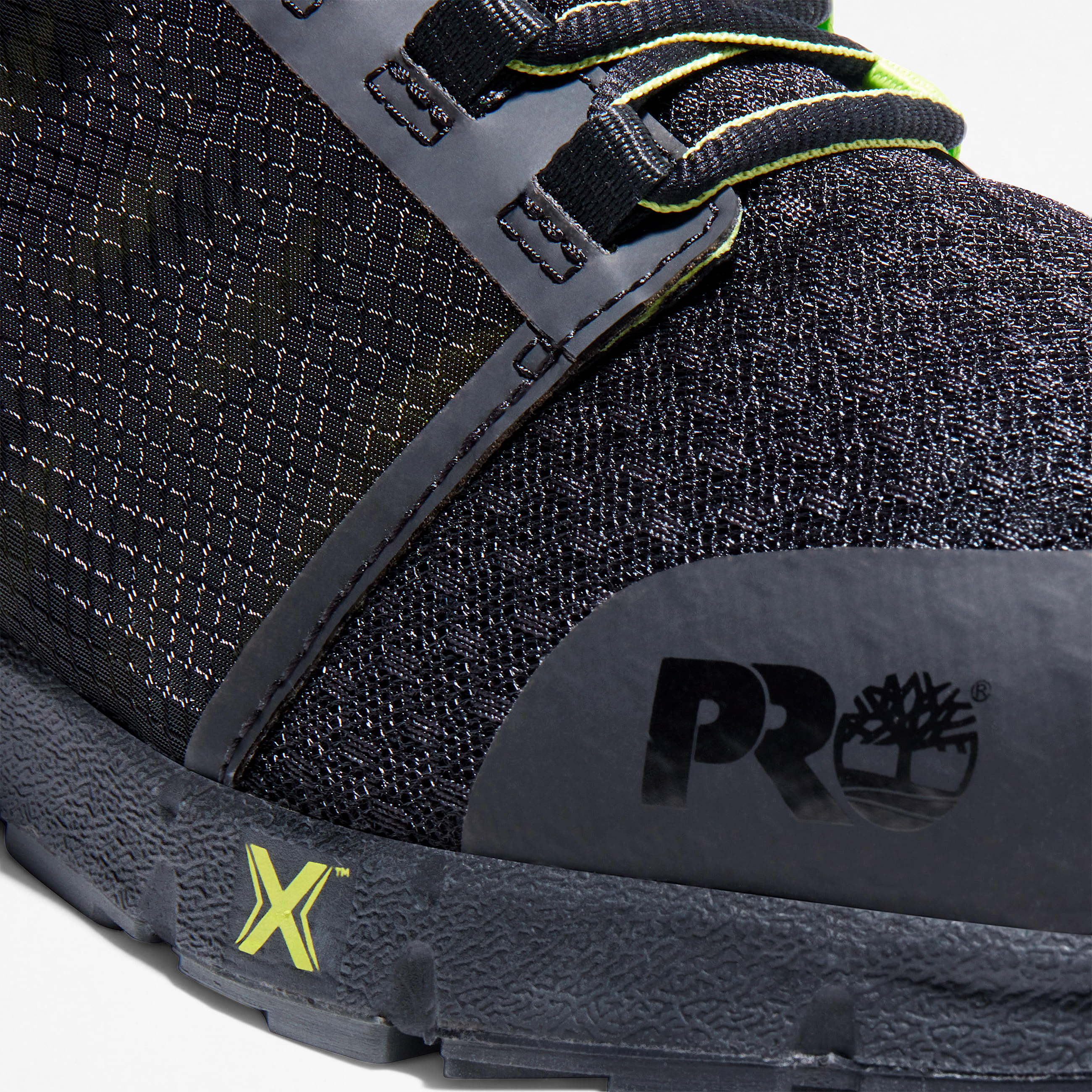 Mens Radius Composite Toe Work Sneaker TBL Black HiVis ALT9