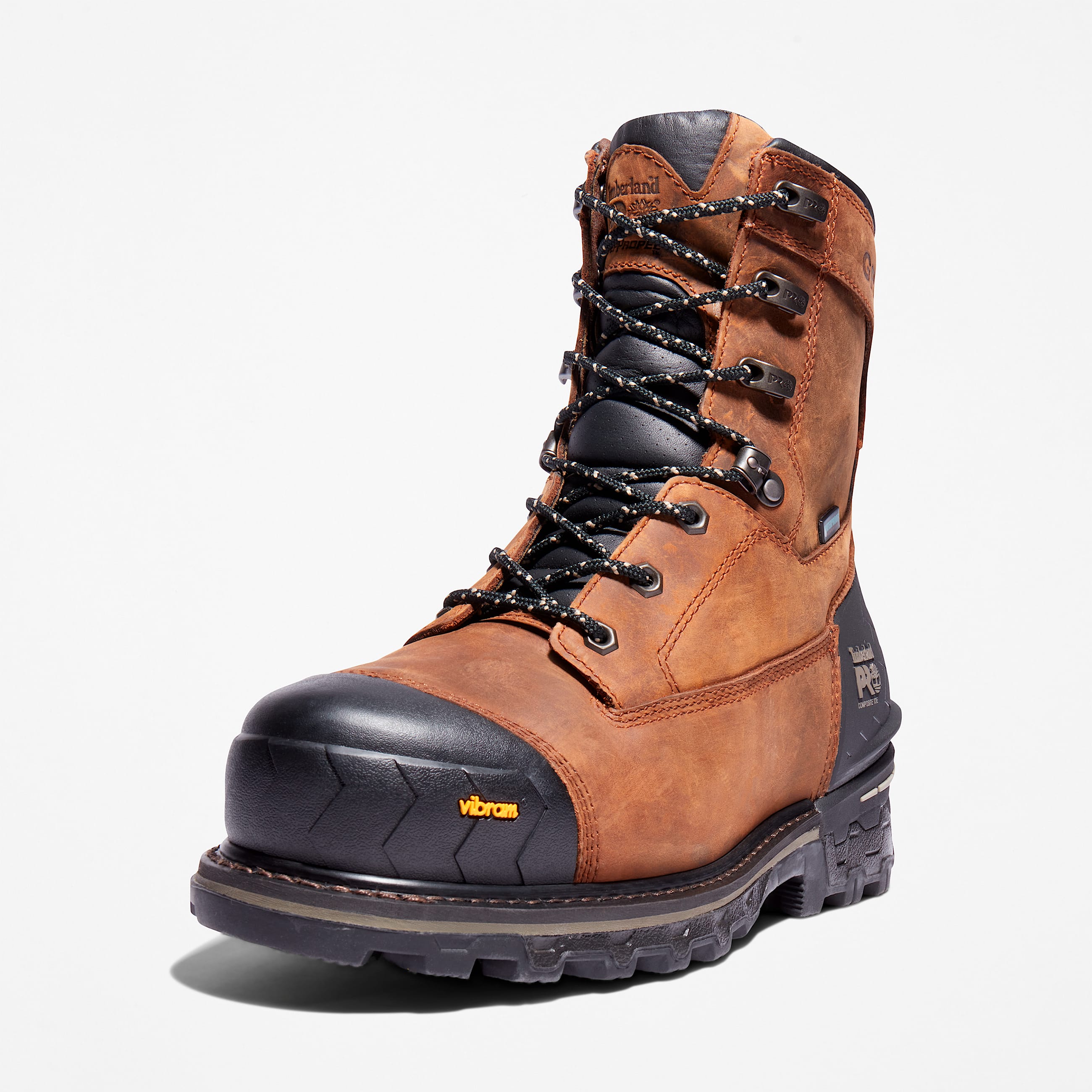 Mens Boondock HD 8 Composite Toe Waterproof Work Boot TBL Distressed Brown ALT8