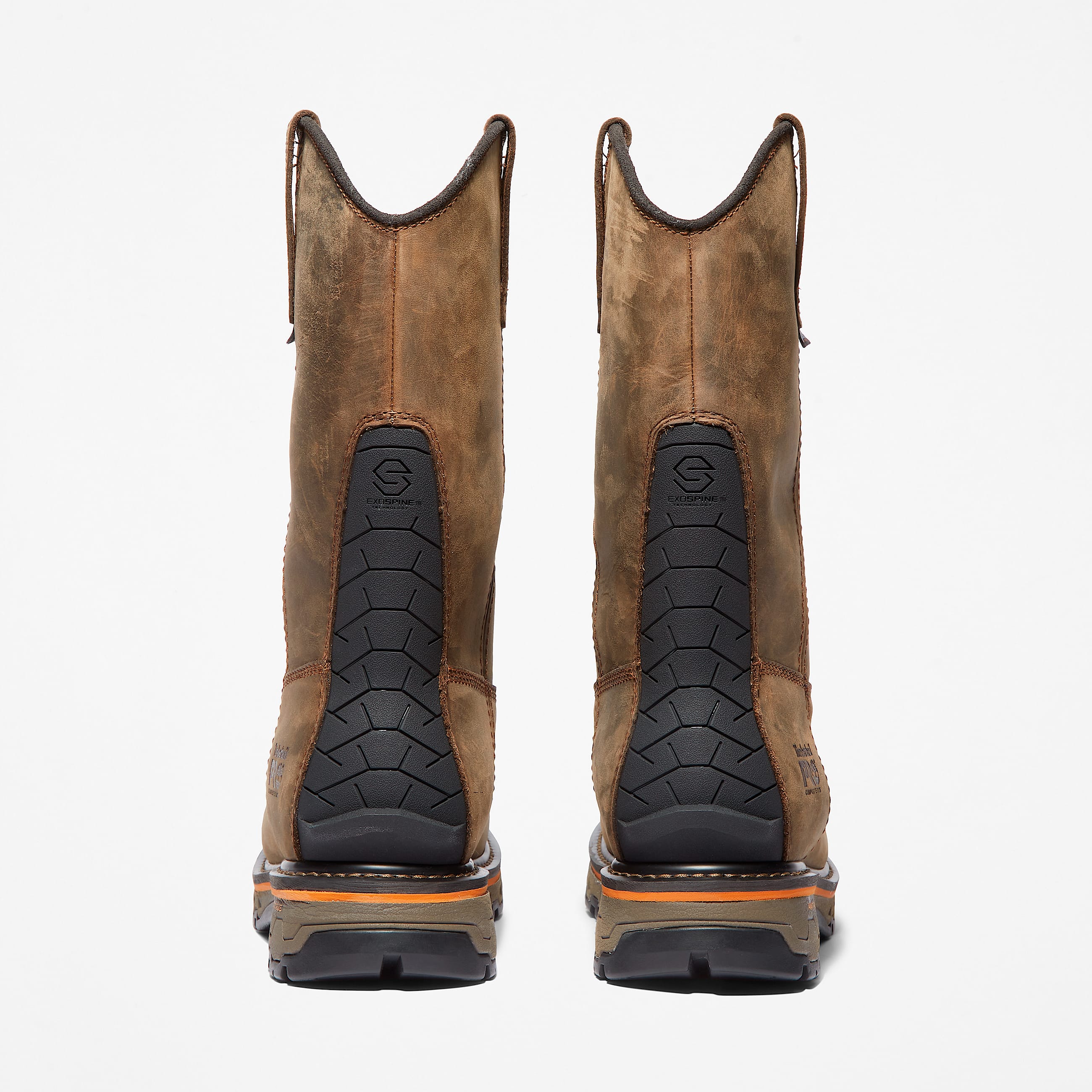 Mens True Grit Pull On Composite Toe Waterproof Work Boot TBL Turkish Coffee Brown ALT5