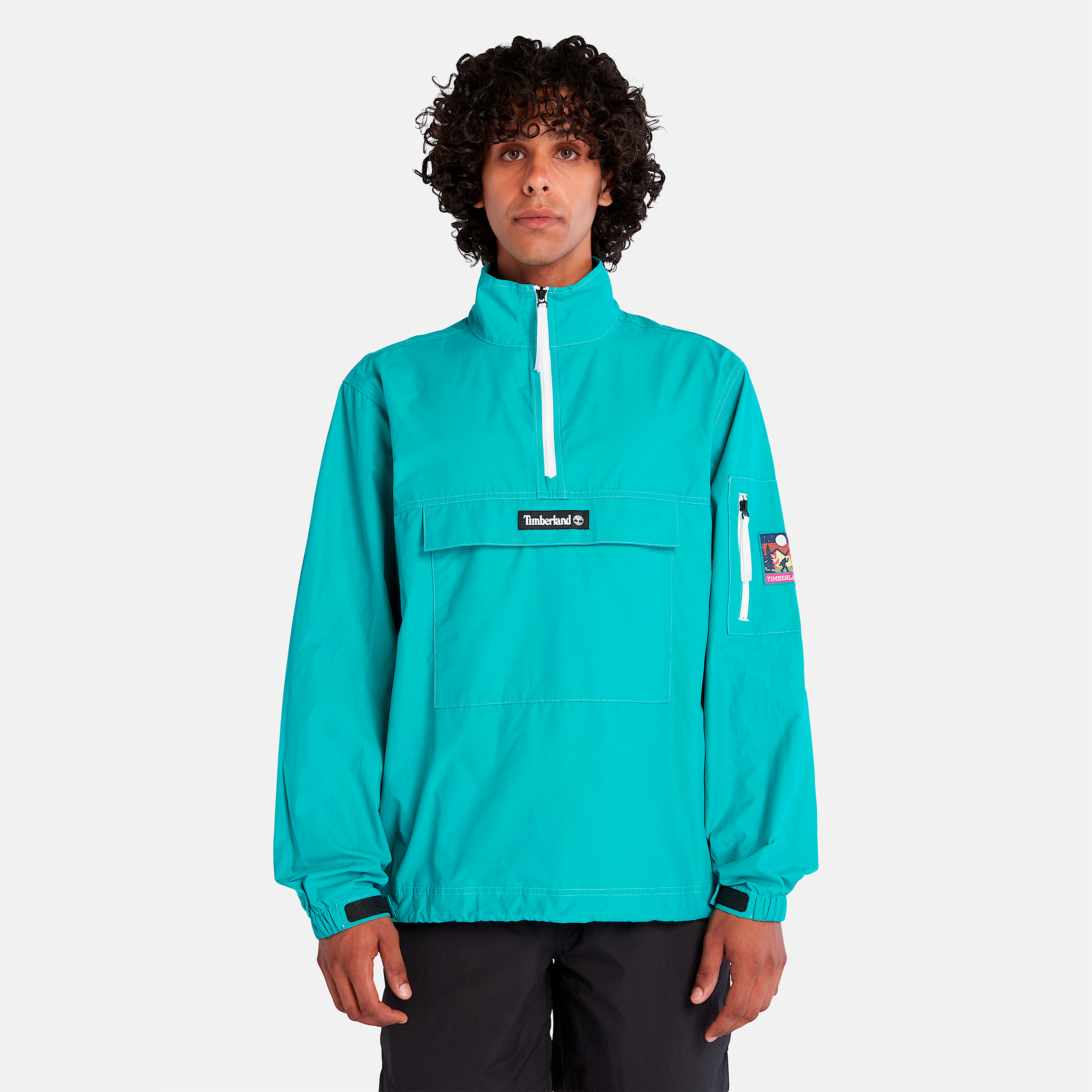 Mens Lightweight Hiking Jacket TBL Columbia Blue ALT8