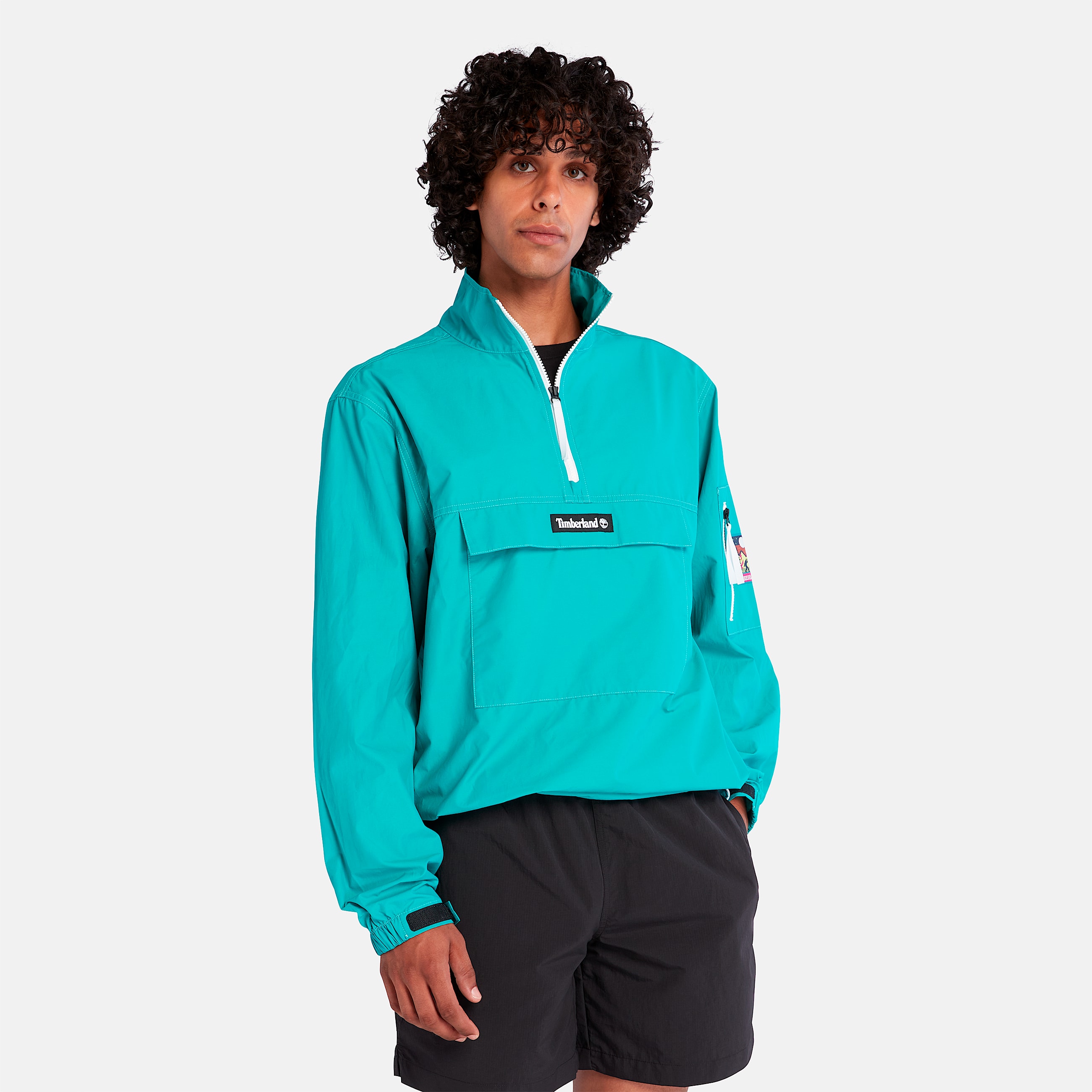 Mens Lightweight Hiking Jacket TBL Columbia Blue HERO