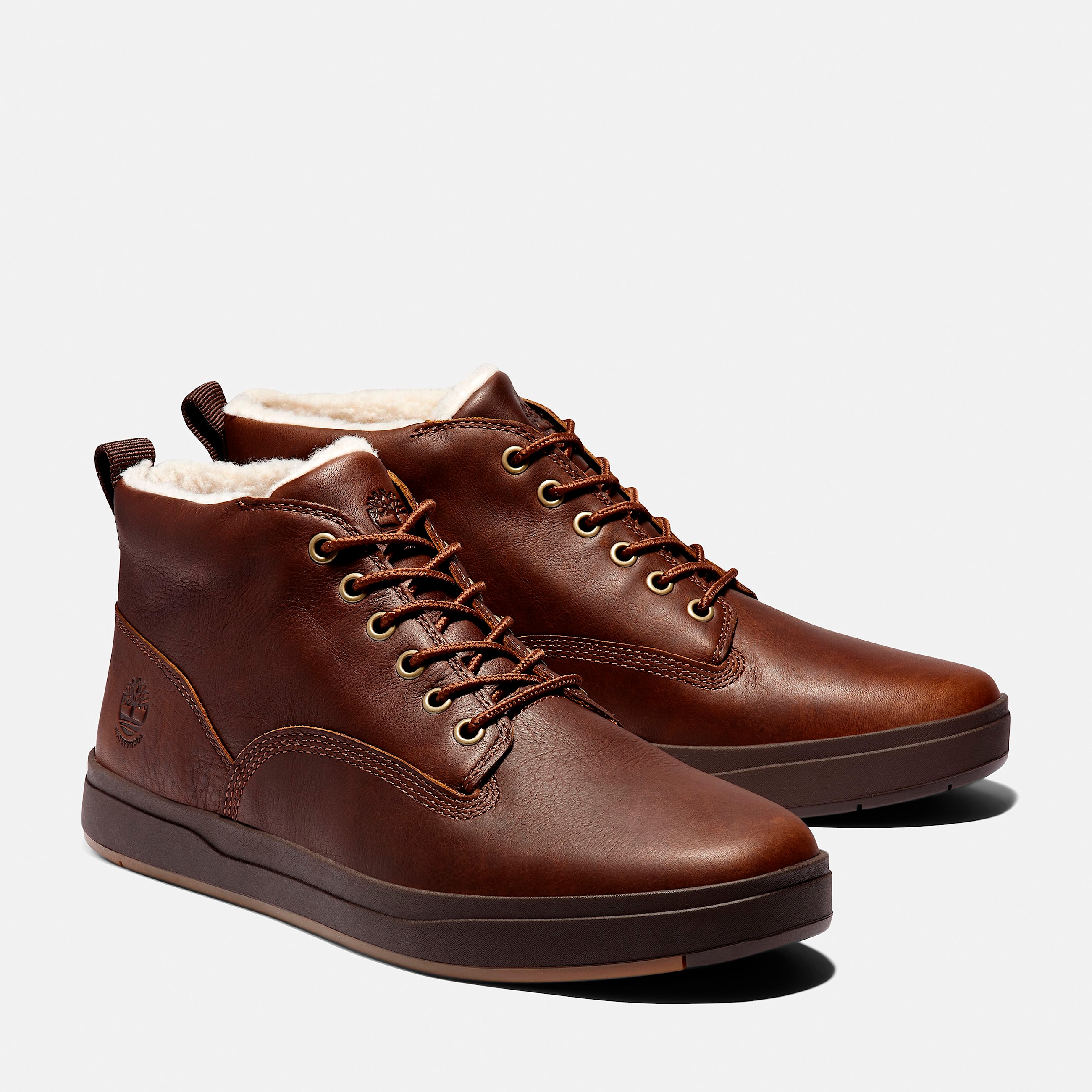 Mens Davis Square Waterproof Chukka TBL Rust FullGrain ALT4