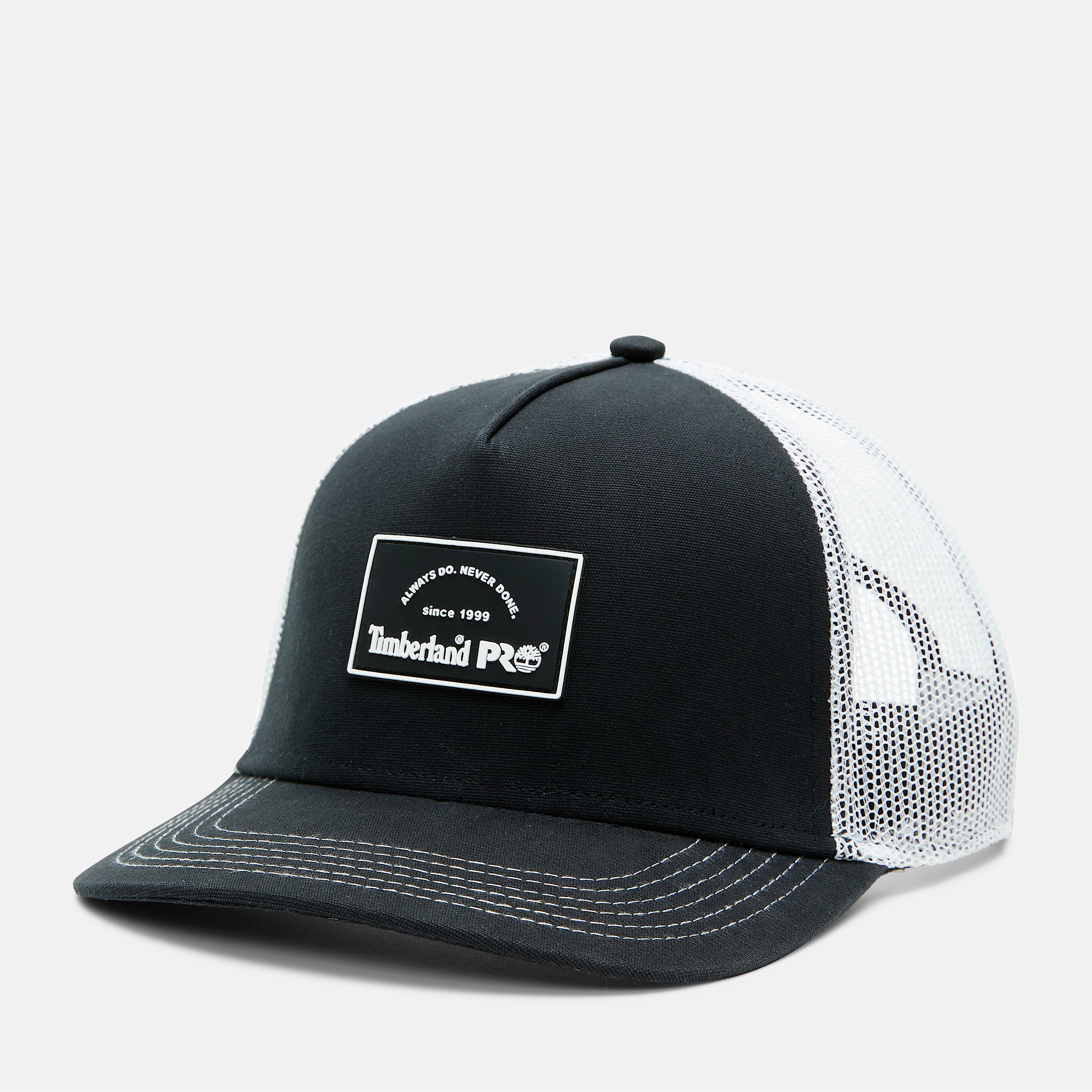 Mens Timberland PRO ADND MidProfile Trucker Hat TBL BlackWhite HERO