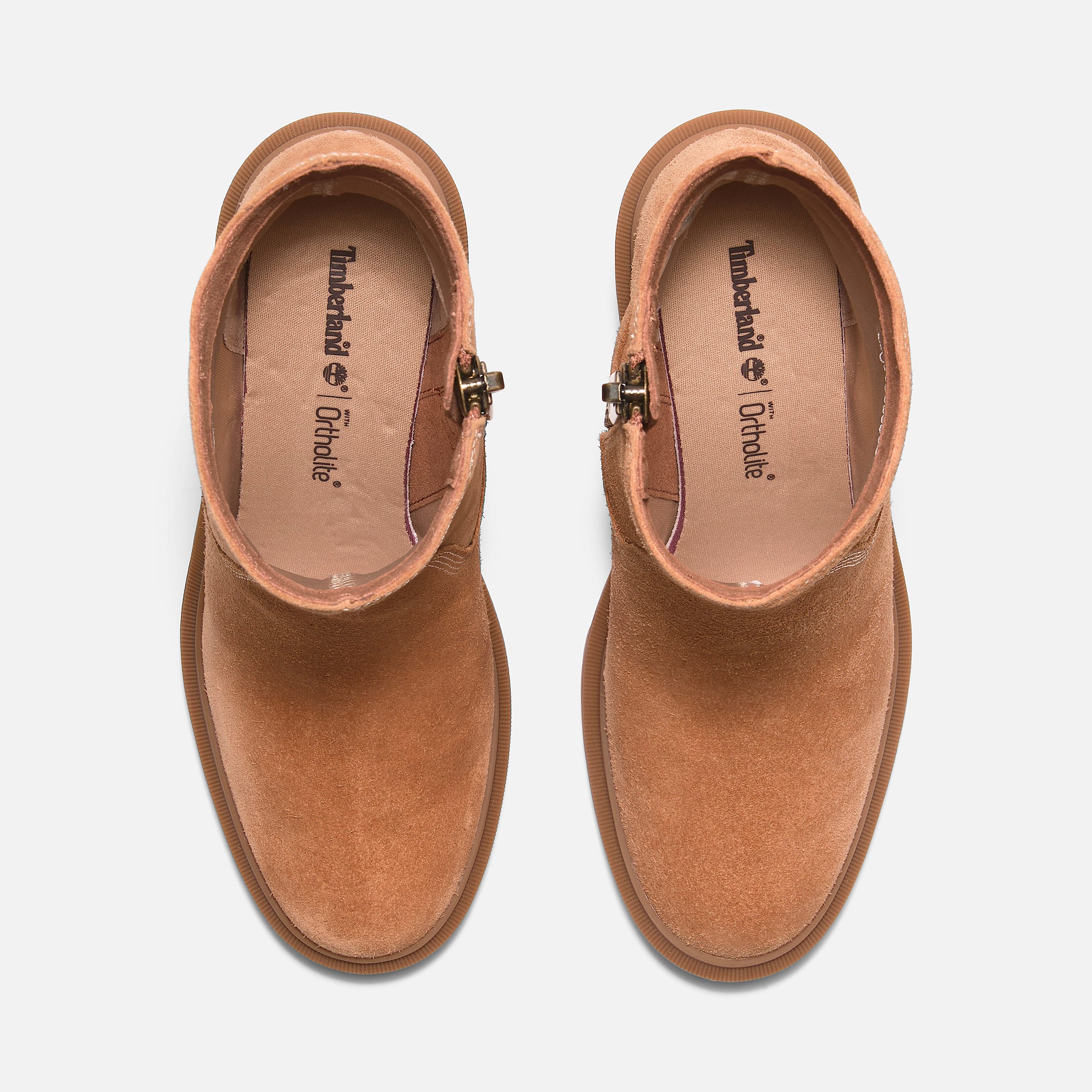 Womens Allington Heights Mid Zip Boot TBL Rust Suede ALT2