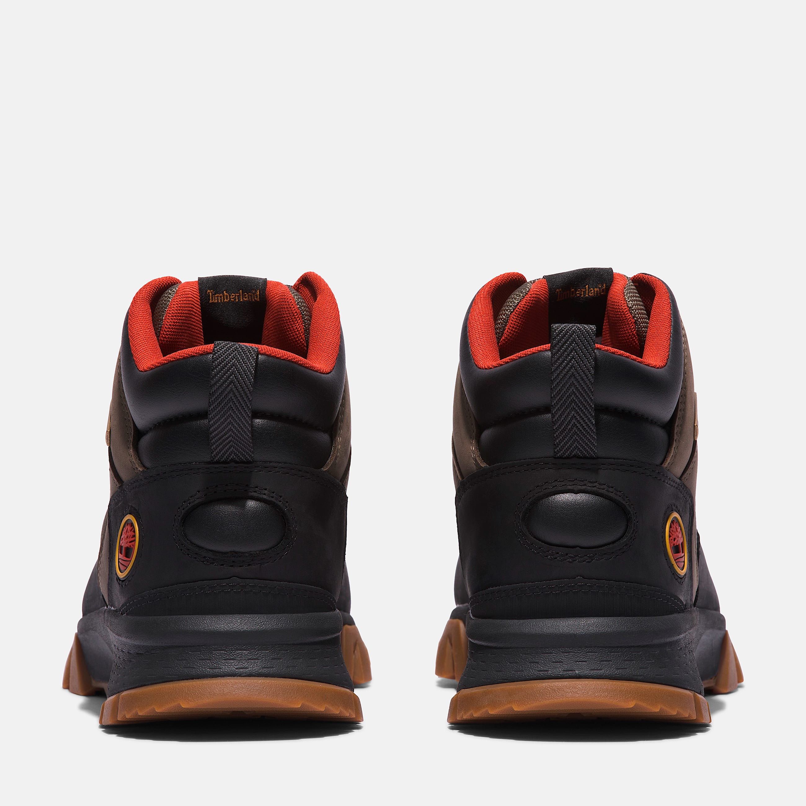 Mens Waterproof Mt Lincoln Mid Hiker Boot TBL Black FullGrain wBrn ALT5