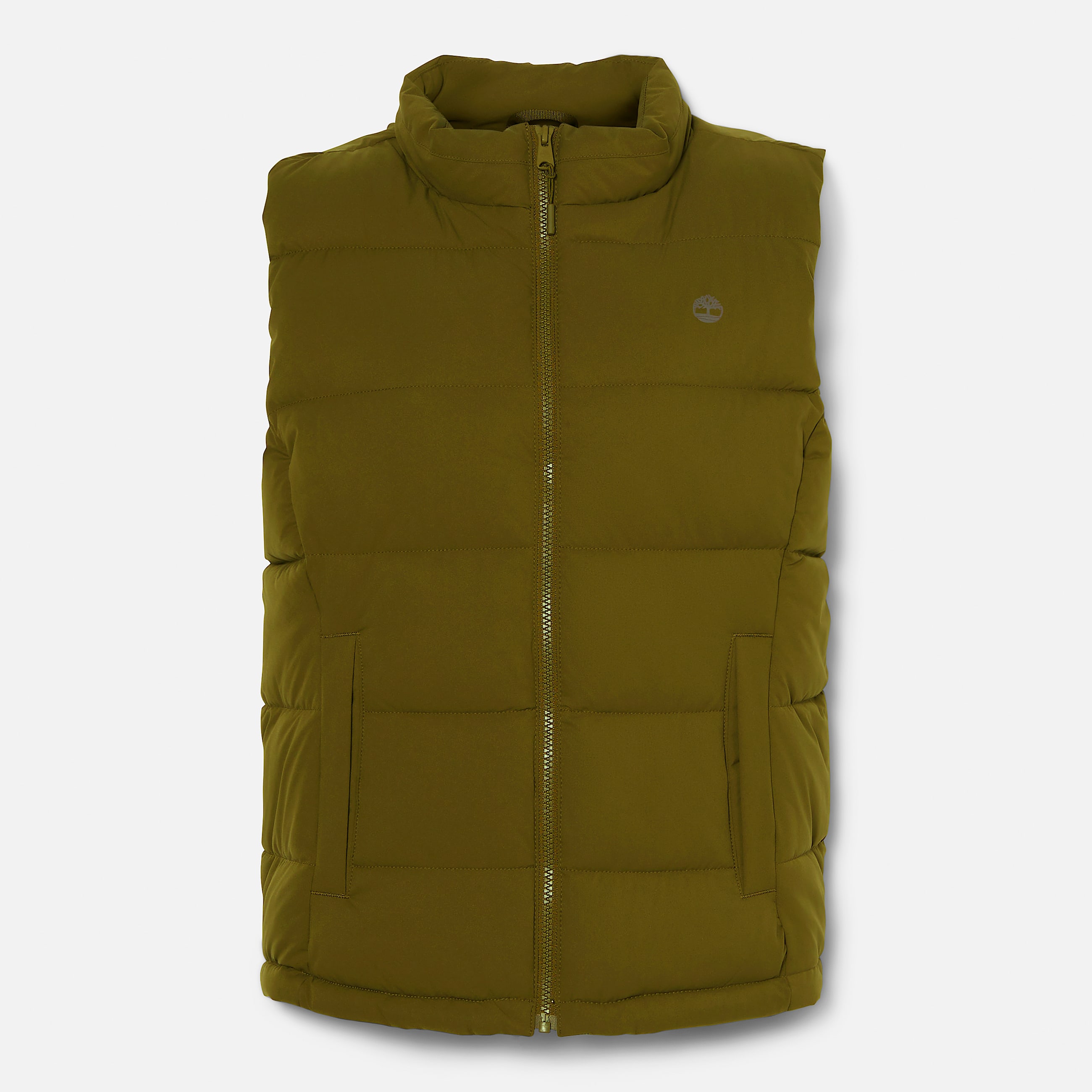 Womens WaterRepellent Puffer Vest TBL Dark Olive ALT10