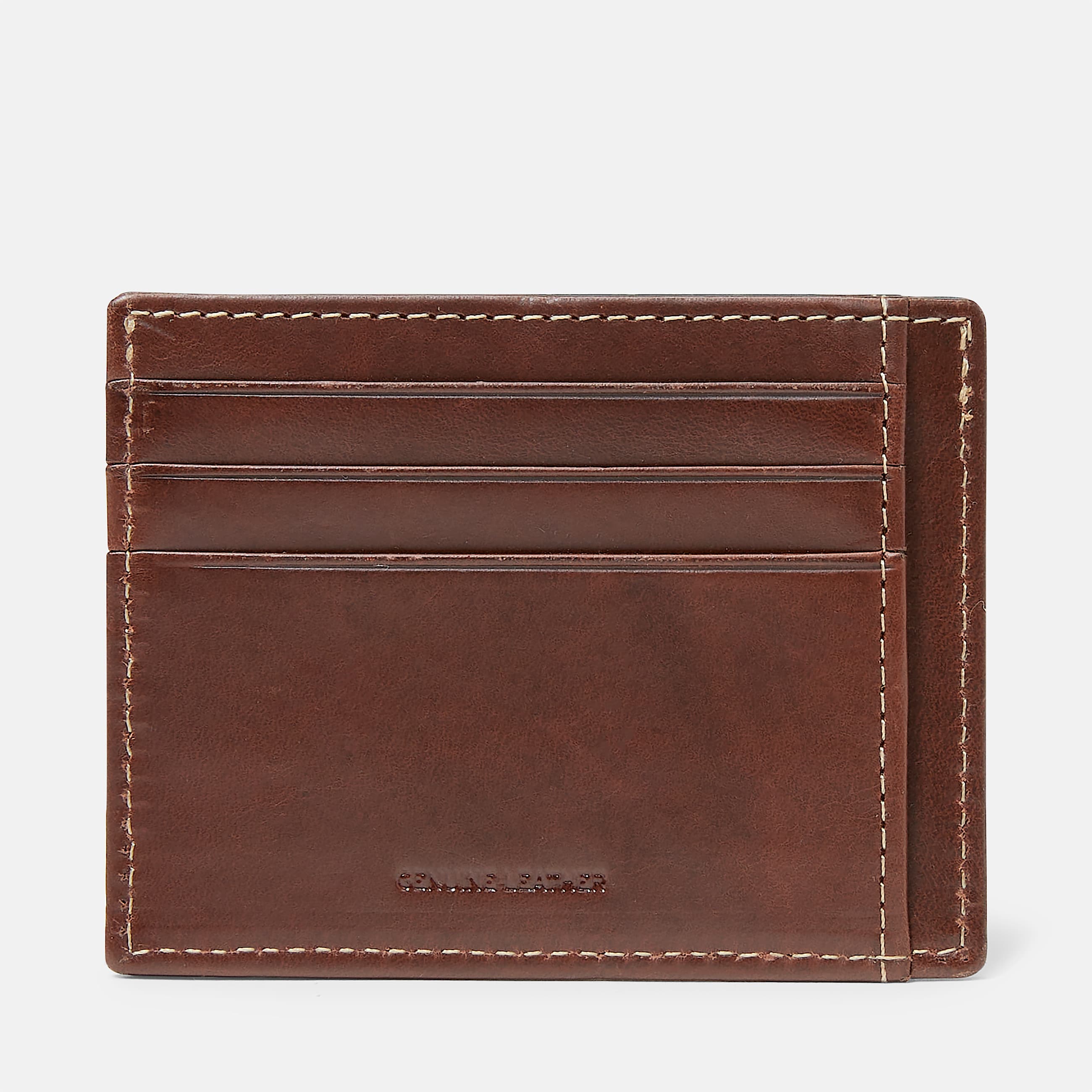 Men's Waxy Pull-Up Card Case