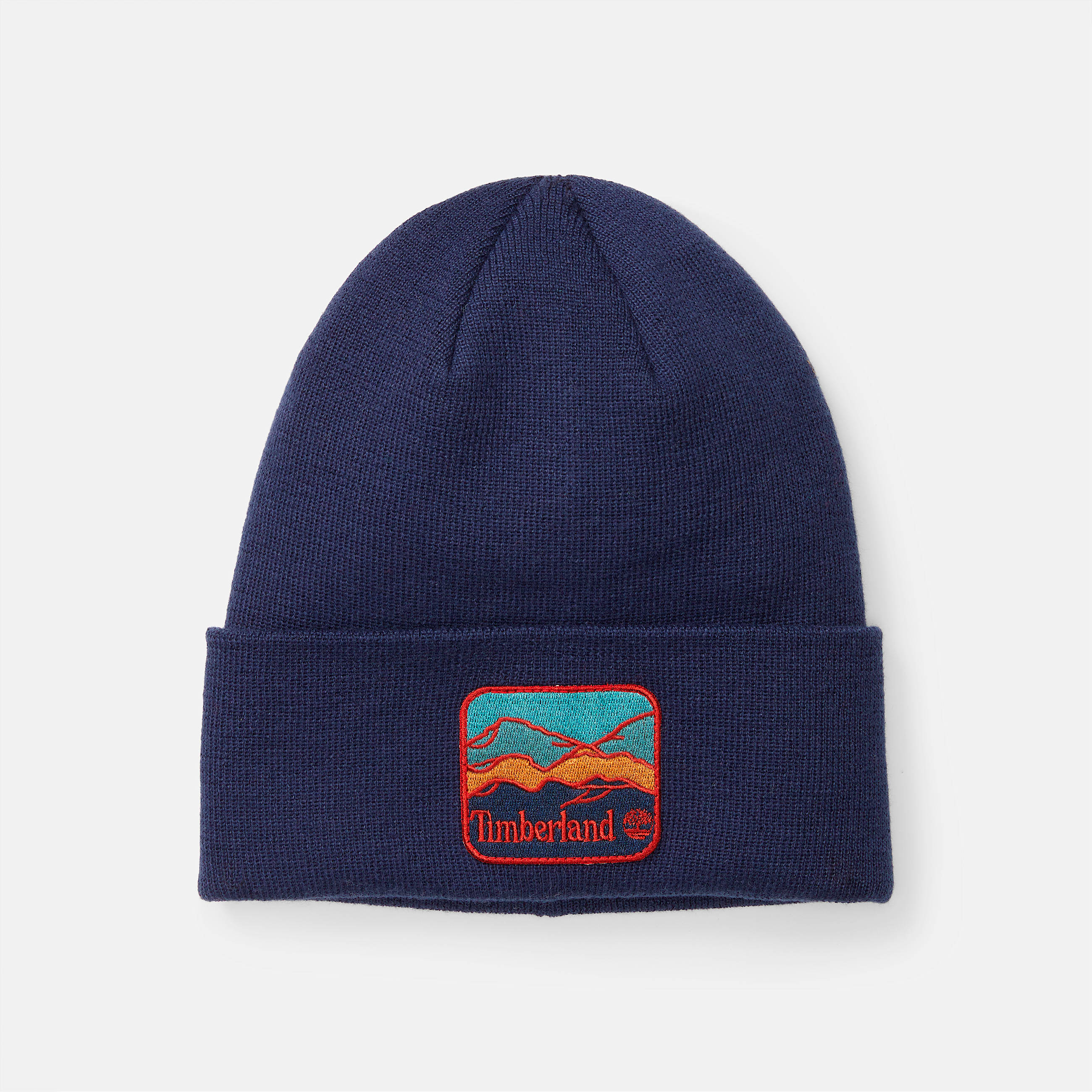Beanie with Mountain Patch TBL Dark Navy HERO