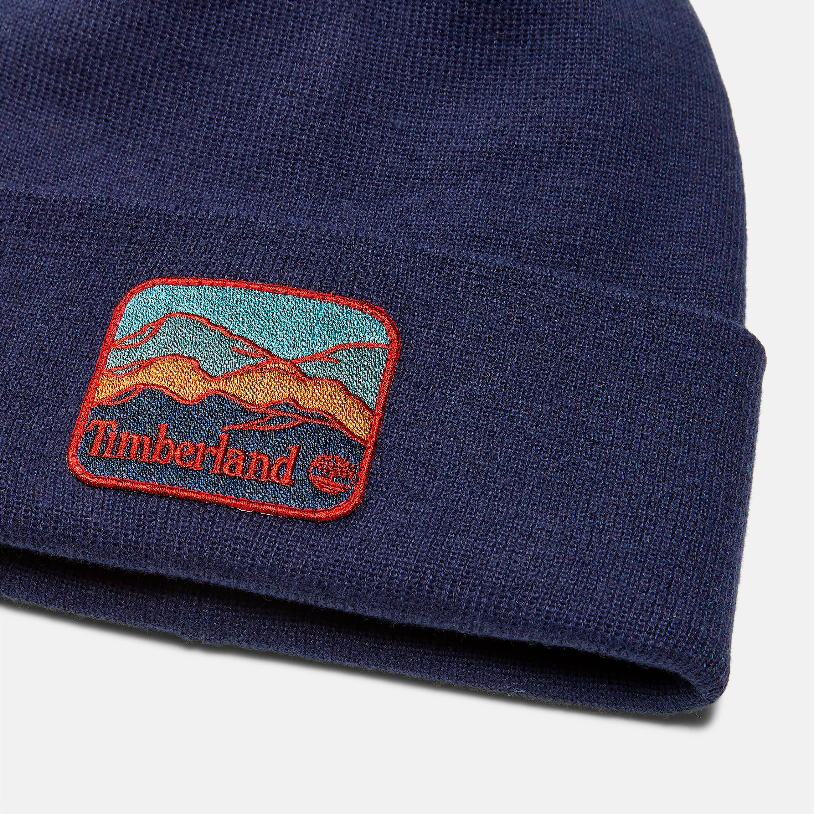 Beanie with Mountain Patch TBL Dark Navy ALT1
