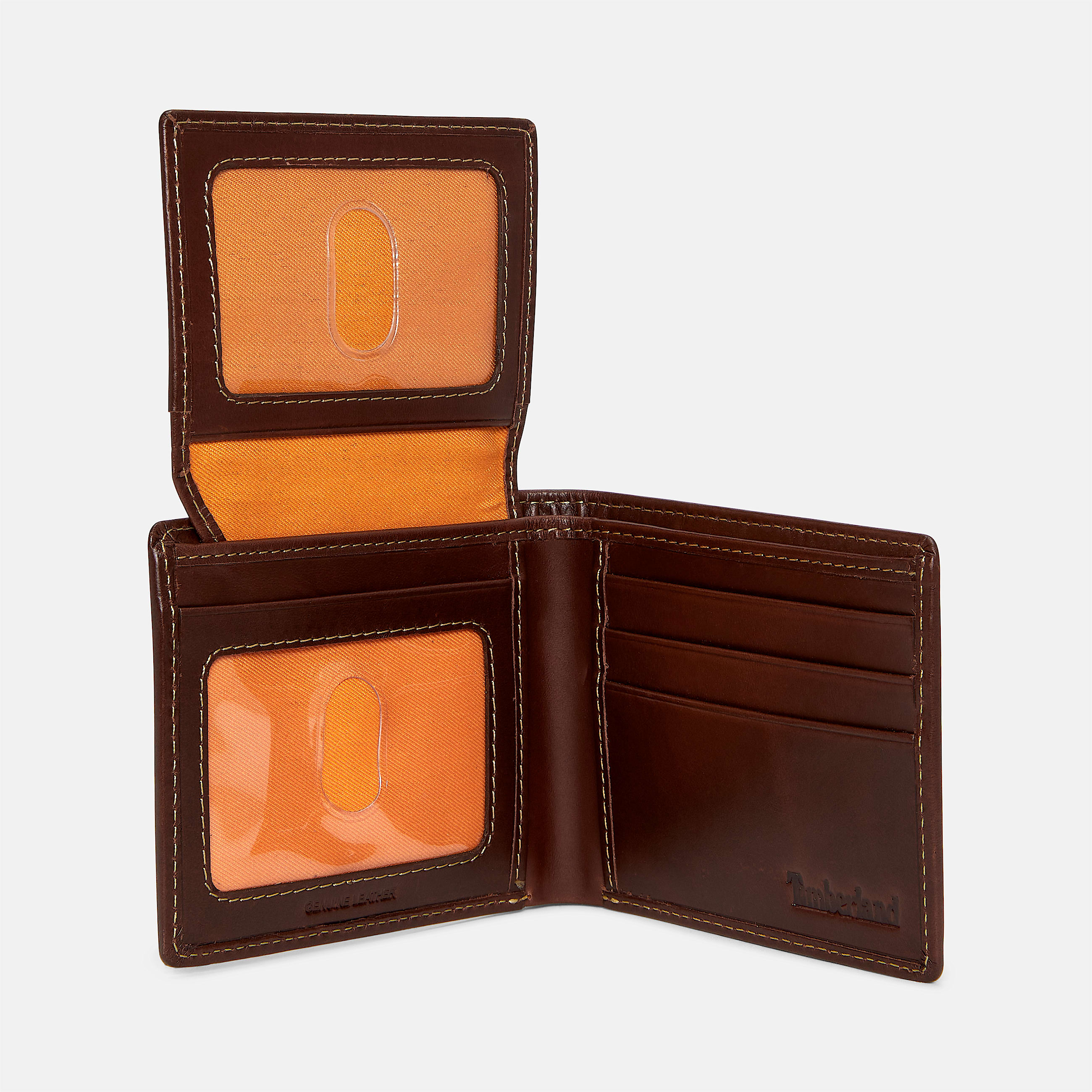 Men's Waxed Leather Passcase Wallet