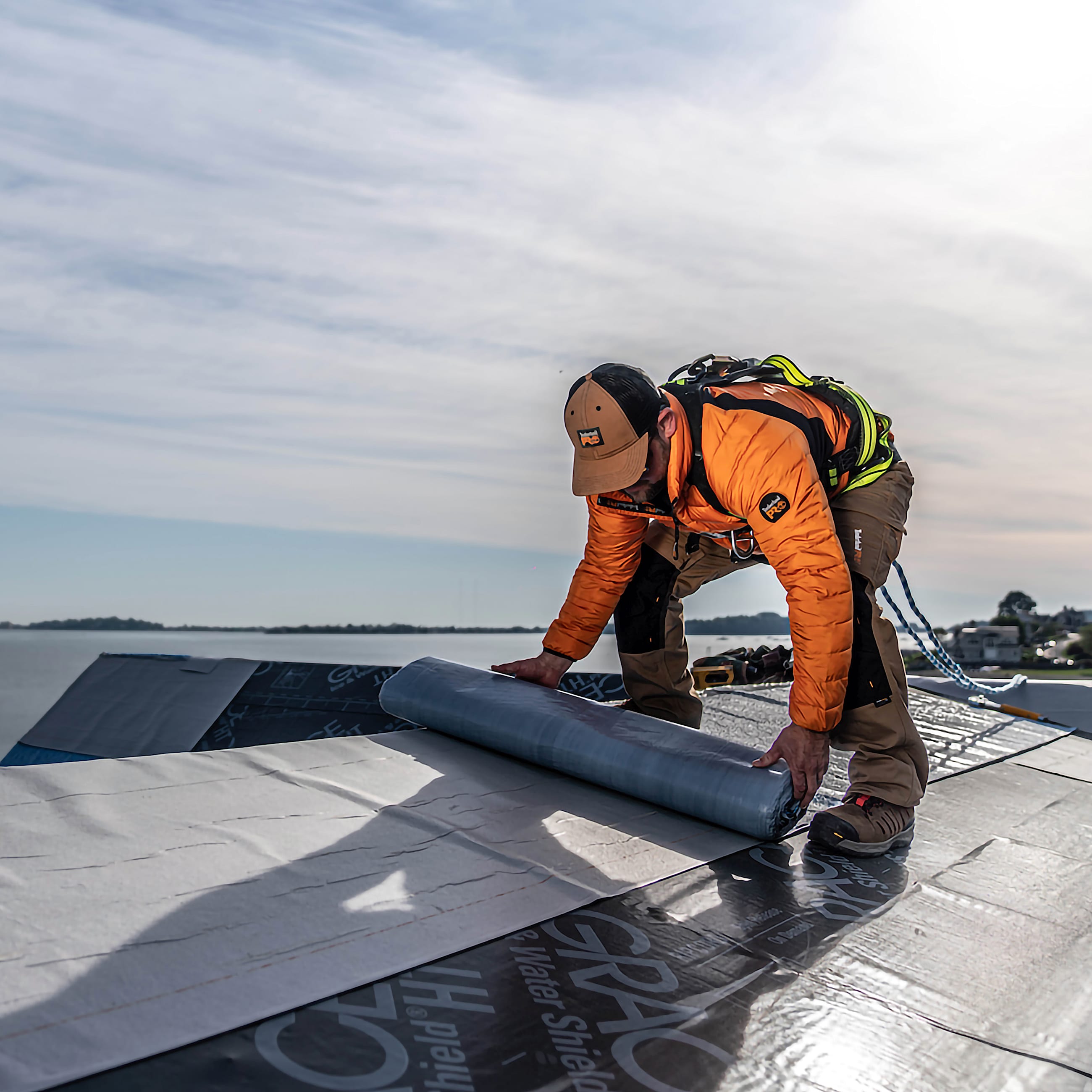 Mens Timberland PRO Trailwind Waterproof CompToe Work Hiker TBL BrownRed ALT1