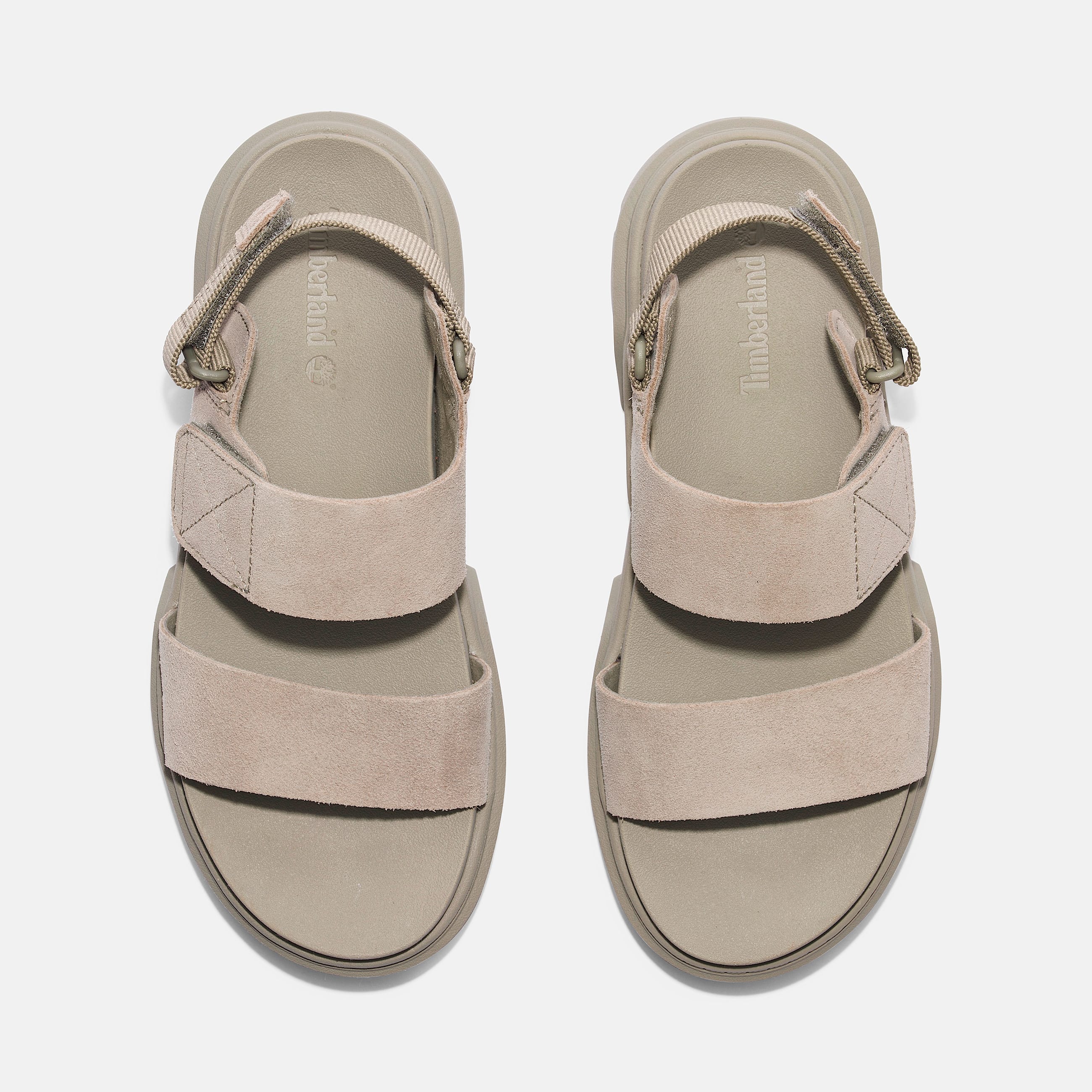 Womens Greyfield 2Strap Sandal TBL Light Taupe Suede ALT2