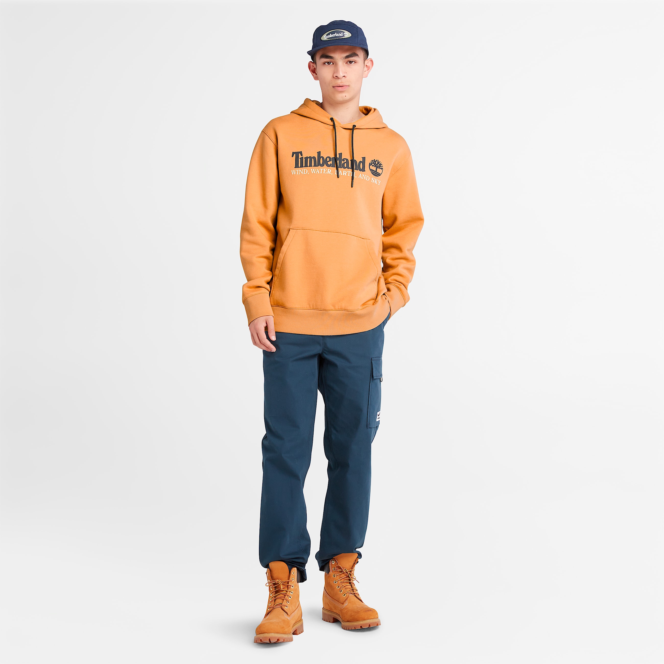 Mens Wind Water Earth and Sky Hoodie TBL Wheat Boot ALT1