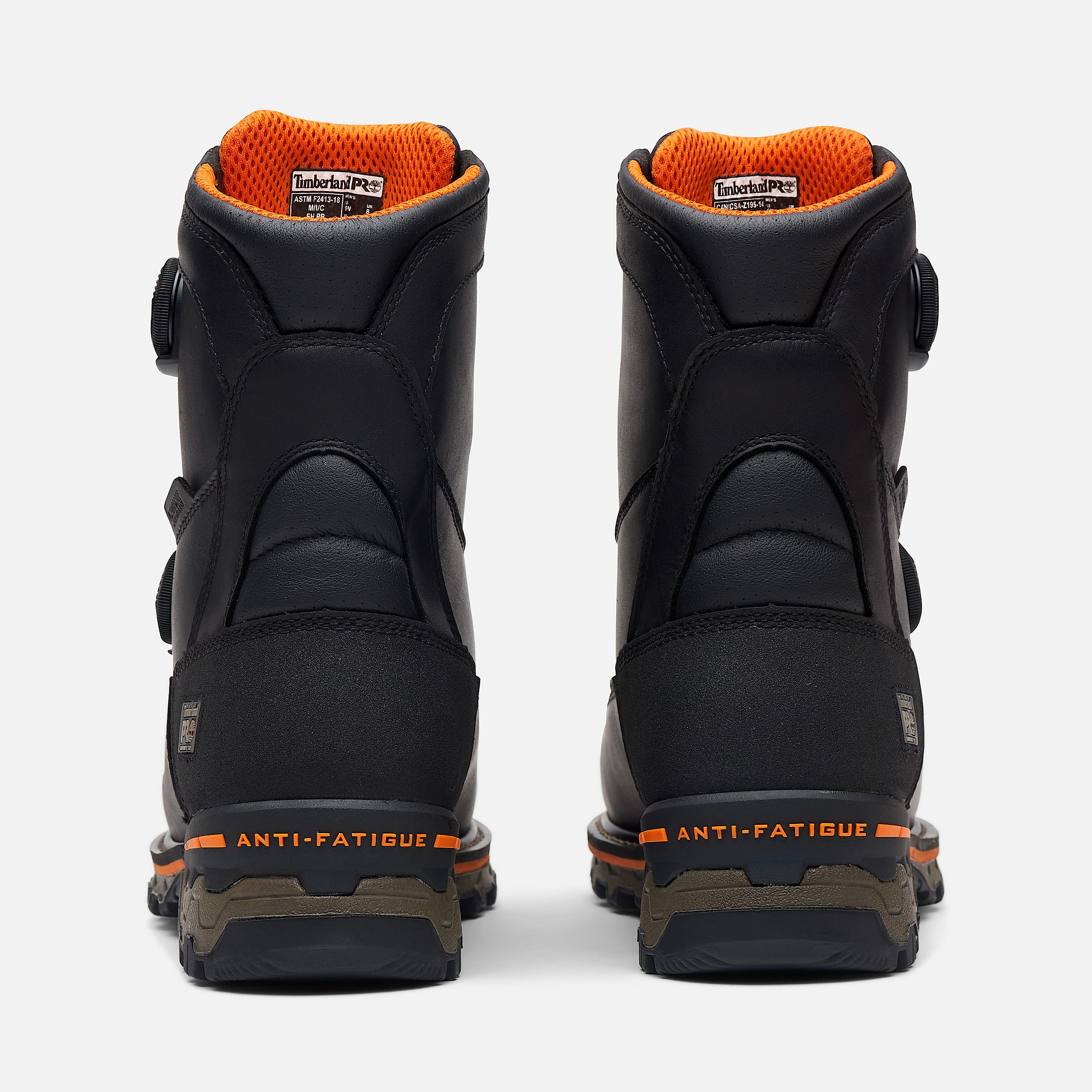 Mens Timberland PRO BOA 8 Composite Toe Waterproof Work Boot TBL Black FullGrain ALT5