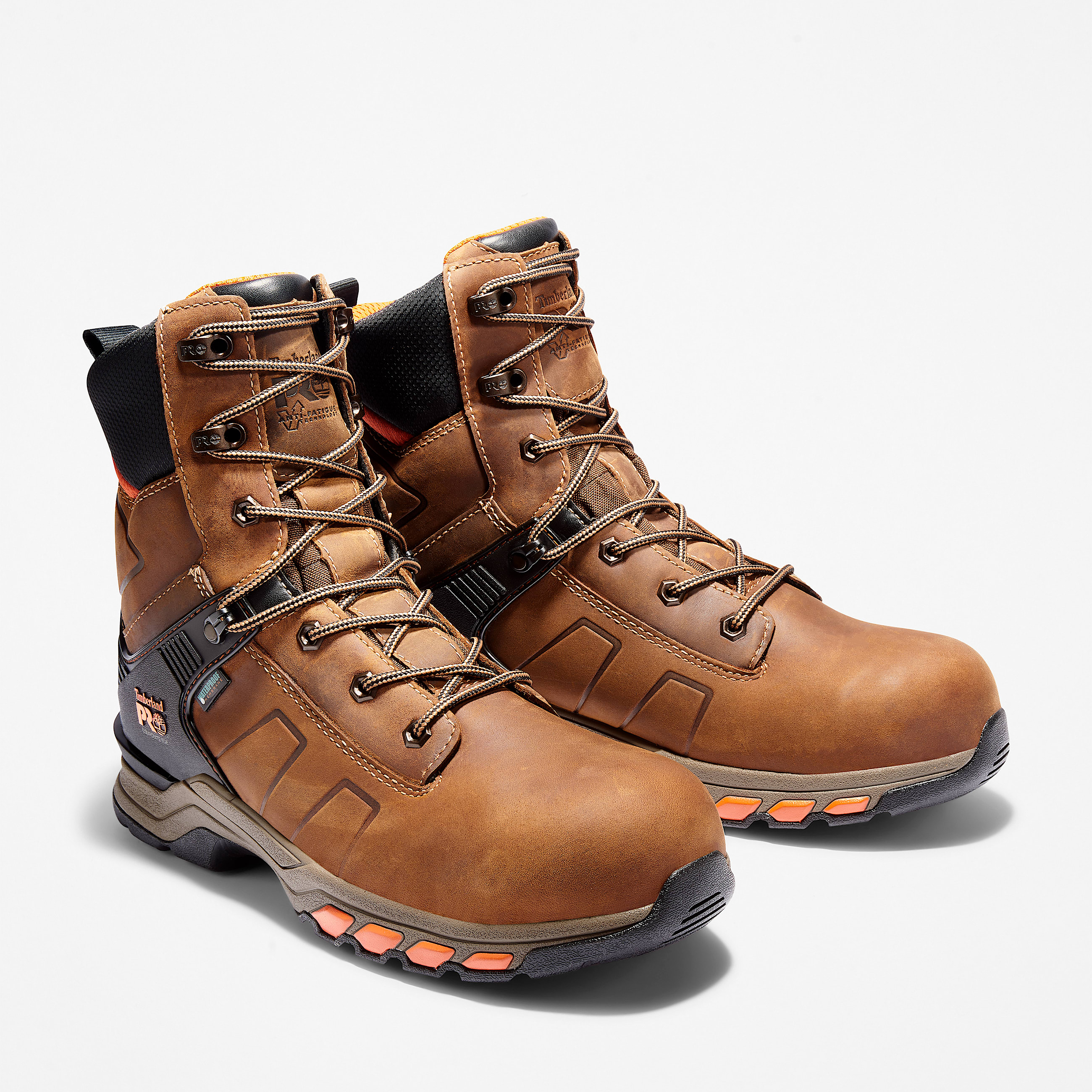 Mens Hypercharge 8 Composite Toe Waterproof Work Boot TBL Brown ALT4