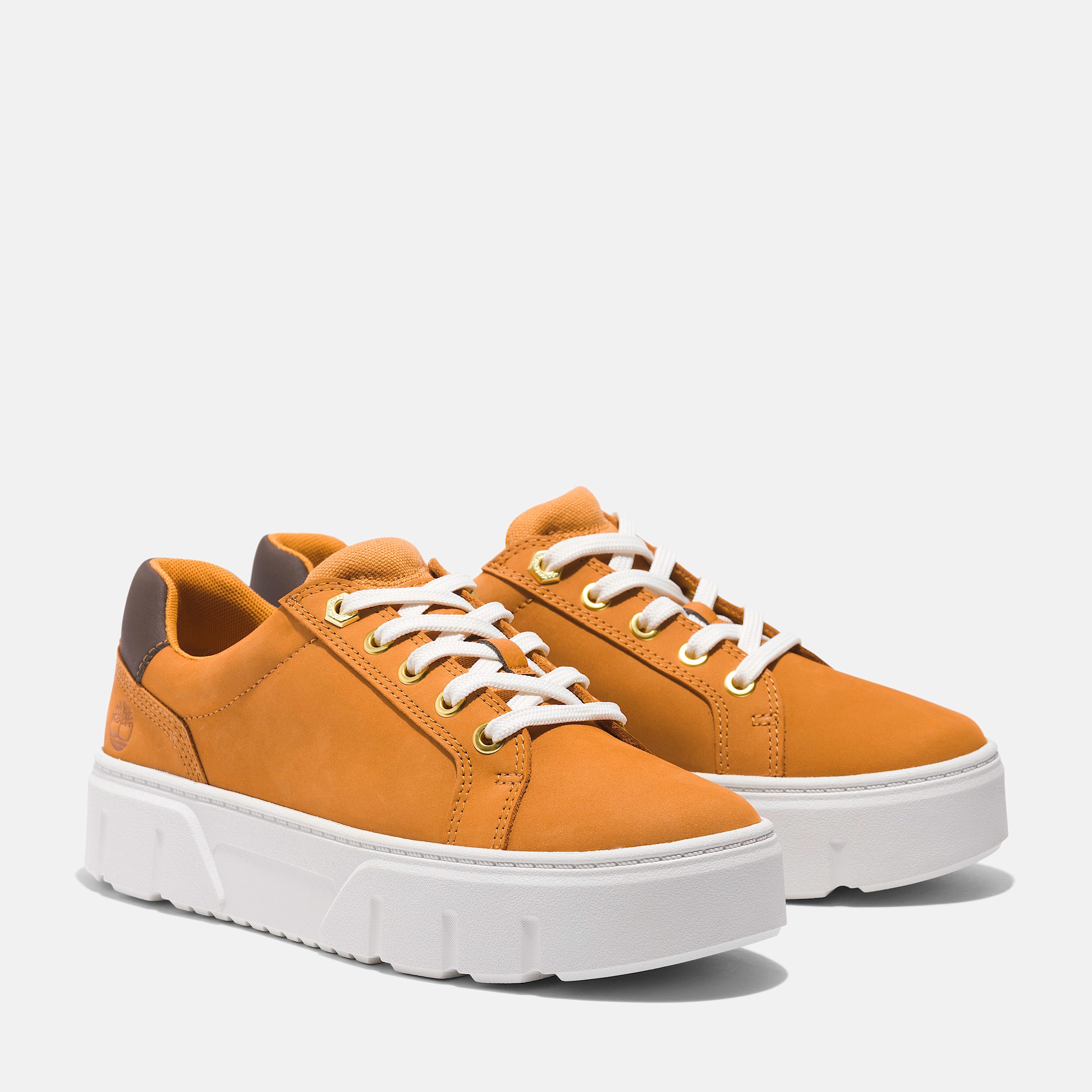 Womens Laurel Court Low LaceUp Sneaker TBL Wheat Nubuck ALT4