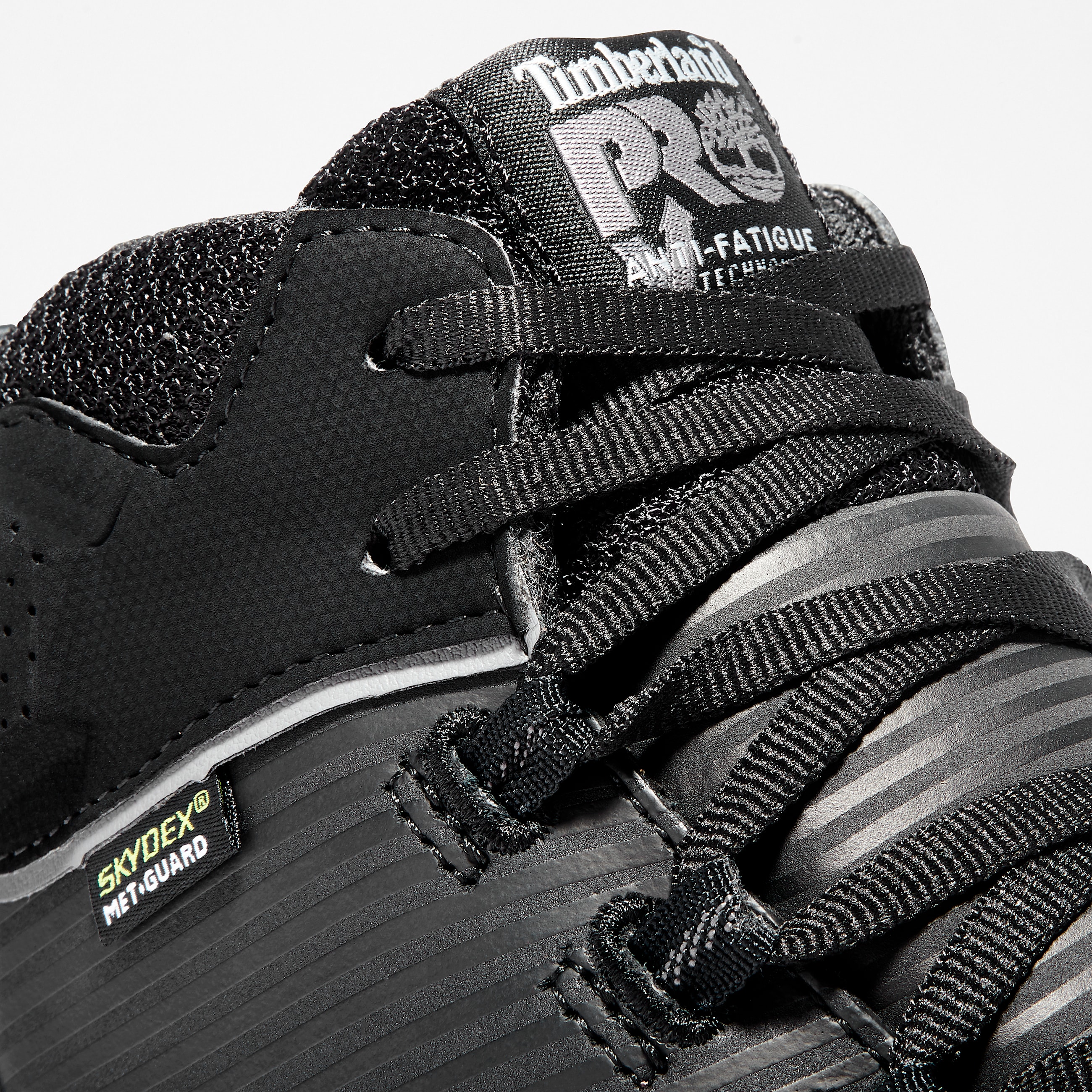 Mens Timberland PRO Powertrain Sport Met Guard Alloy Toe Work Boot TBL Black EverGuard  LeatherGrey ALT6