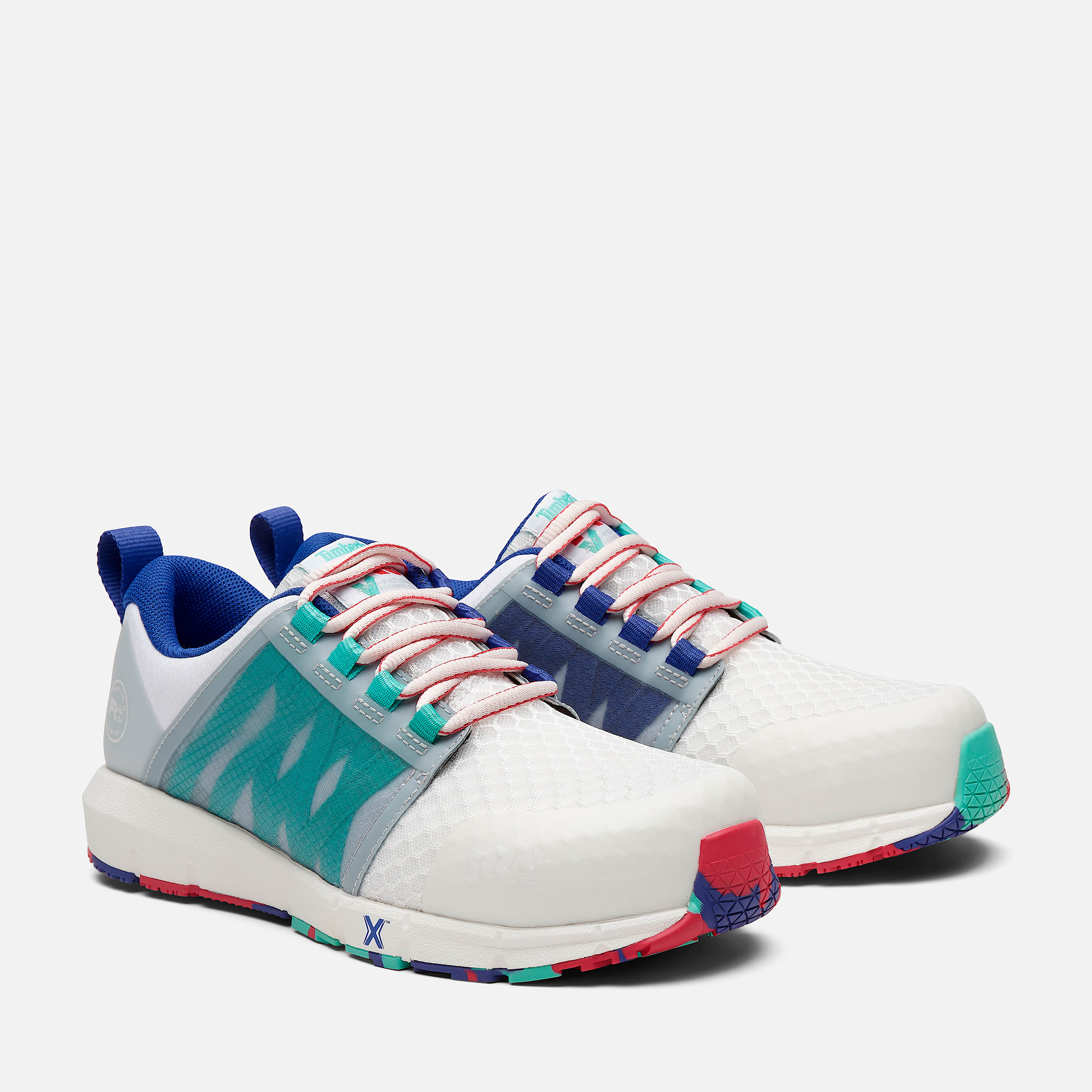 Sneakers deportivos Timberland PRO  Radius CompToe para mujer TBL Blanco ALT4