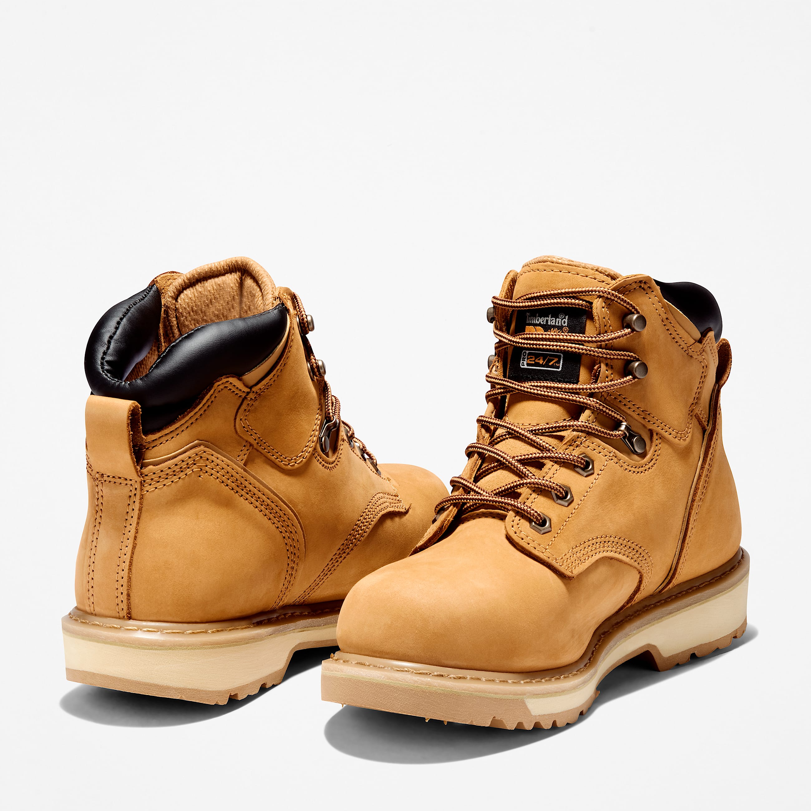 Mens Pit Boss 6 Steel Toe Work Boot TBL Wheat ALT5