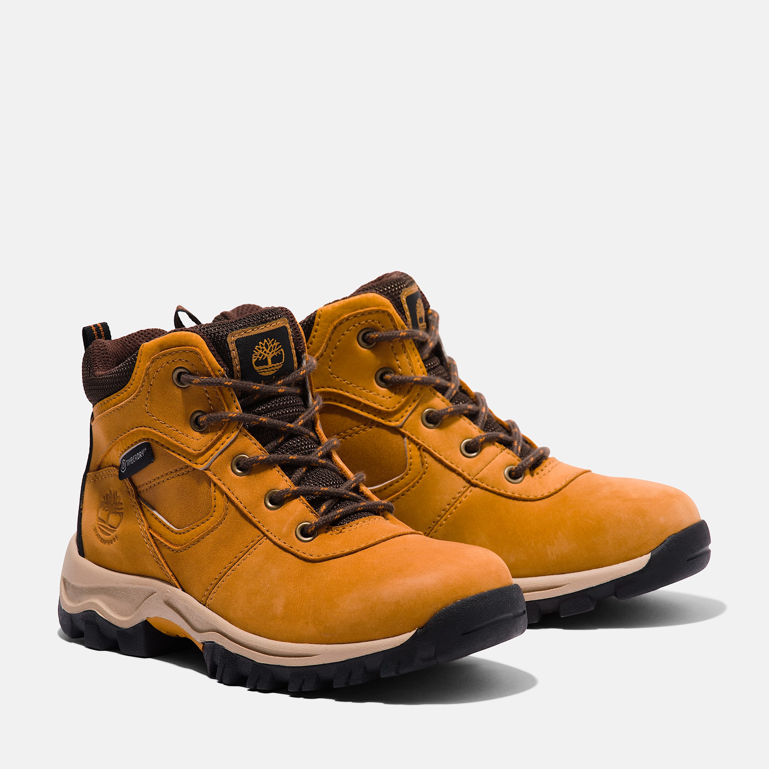 Junior Mt Maddsen Waterproof Mid Hiking Boot TBL Wheat Nubuck ALT4