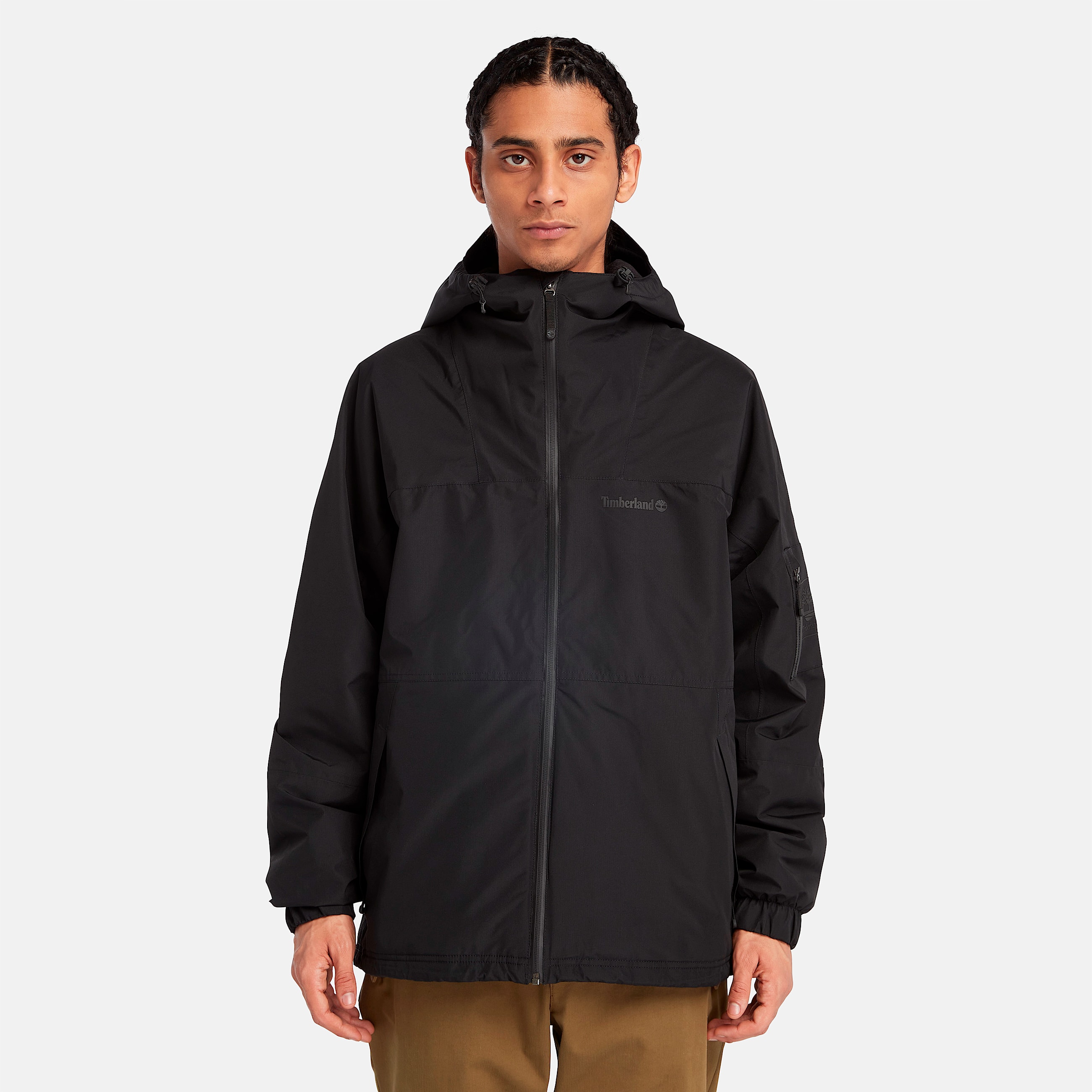 Mens Waterproof Jacket with TimberDry Technology TBL Black ALT8
