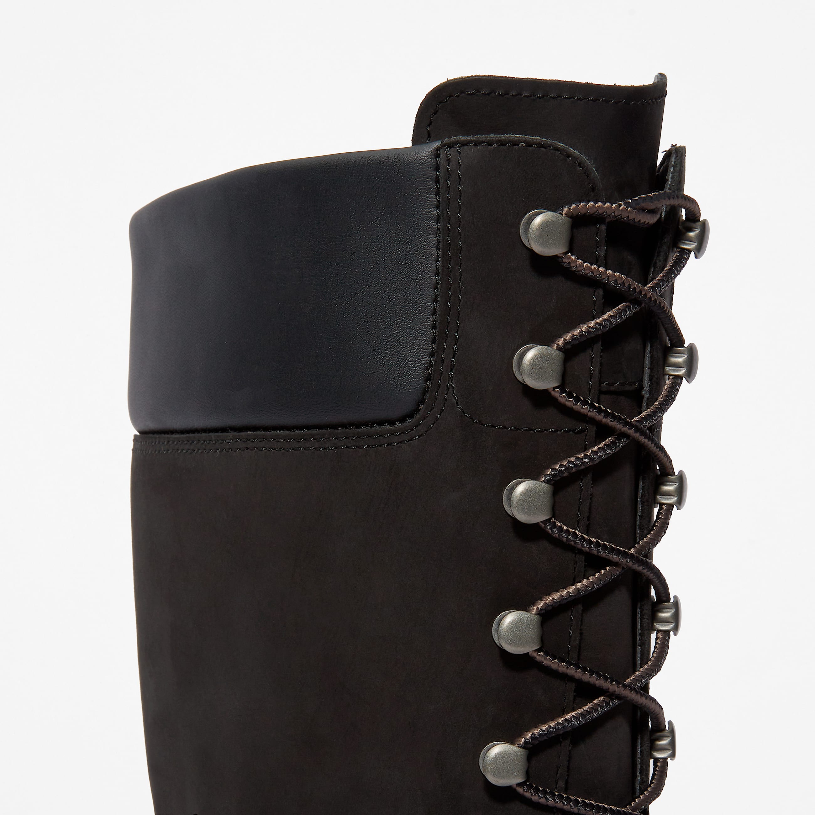 Womens Timberland Premium 14Inch Waterproof Boot TBL Black Nubuck ALT7