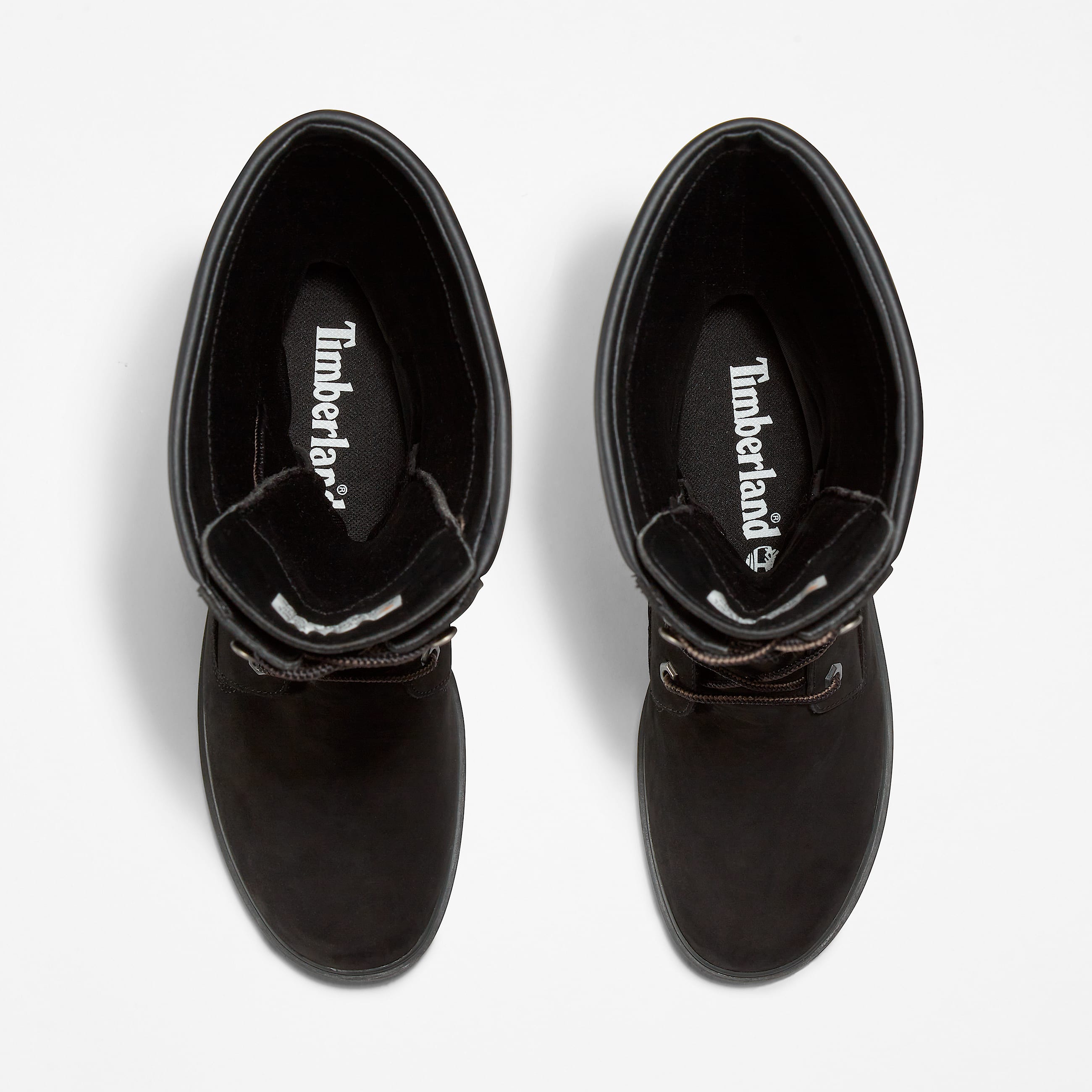 Womens Timberland Premium 14Inch Waterproof Boot TBL Black Nubuck ALT2