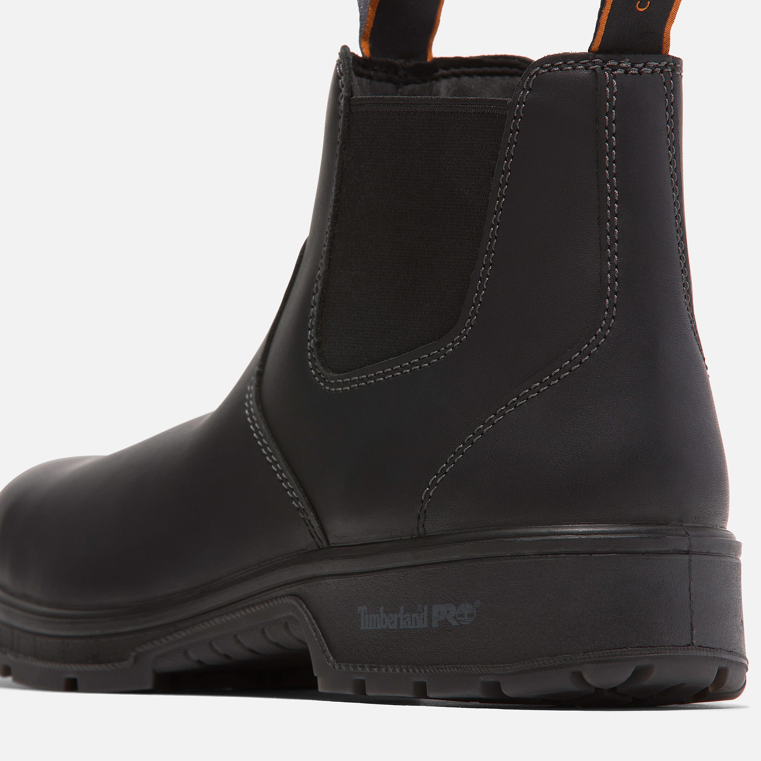 Womens Nashoba Chelsea Work Boot TBL Black ALT7